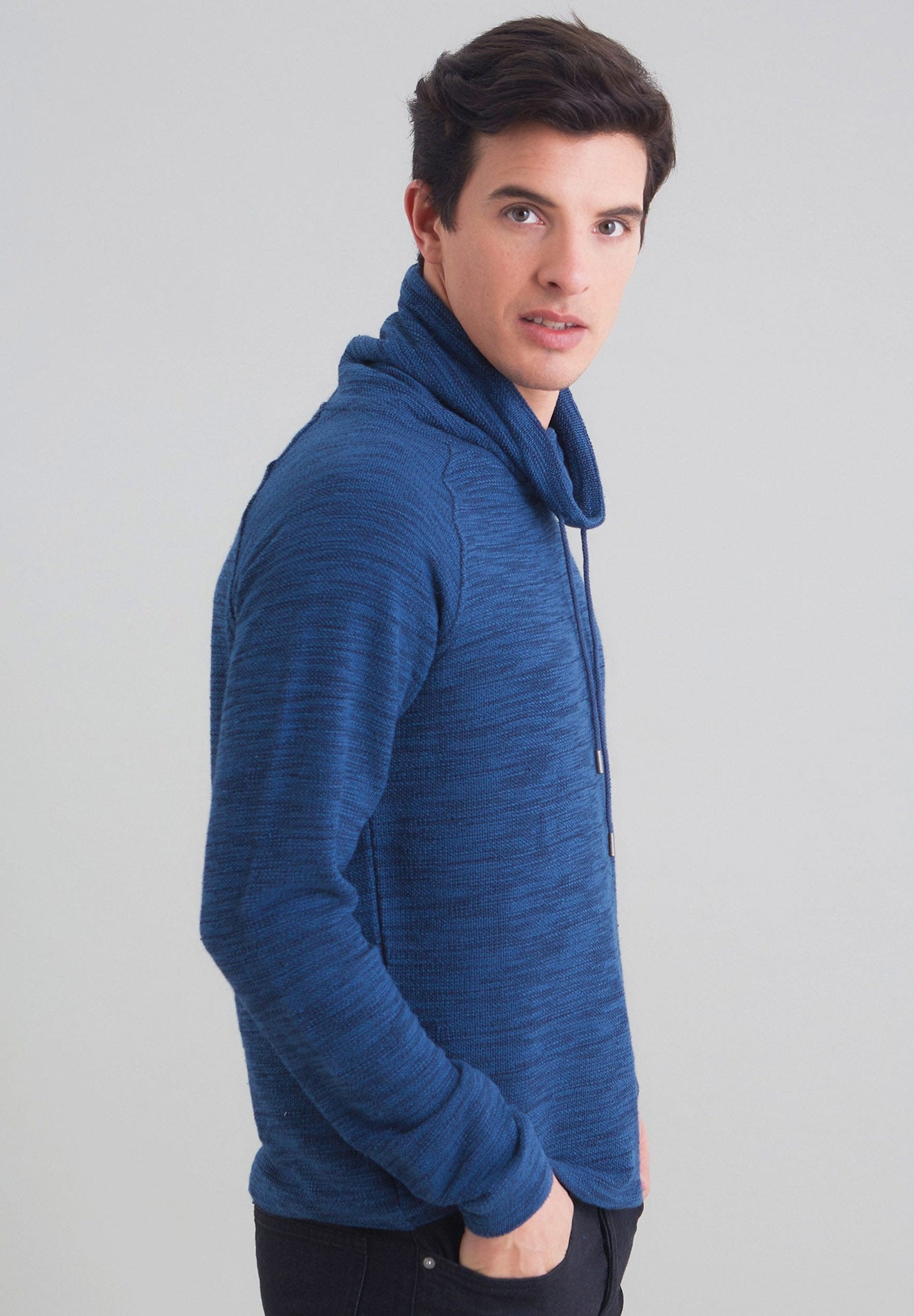 Schalkragen Sweatshirt aus Bio-Baumwolle