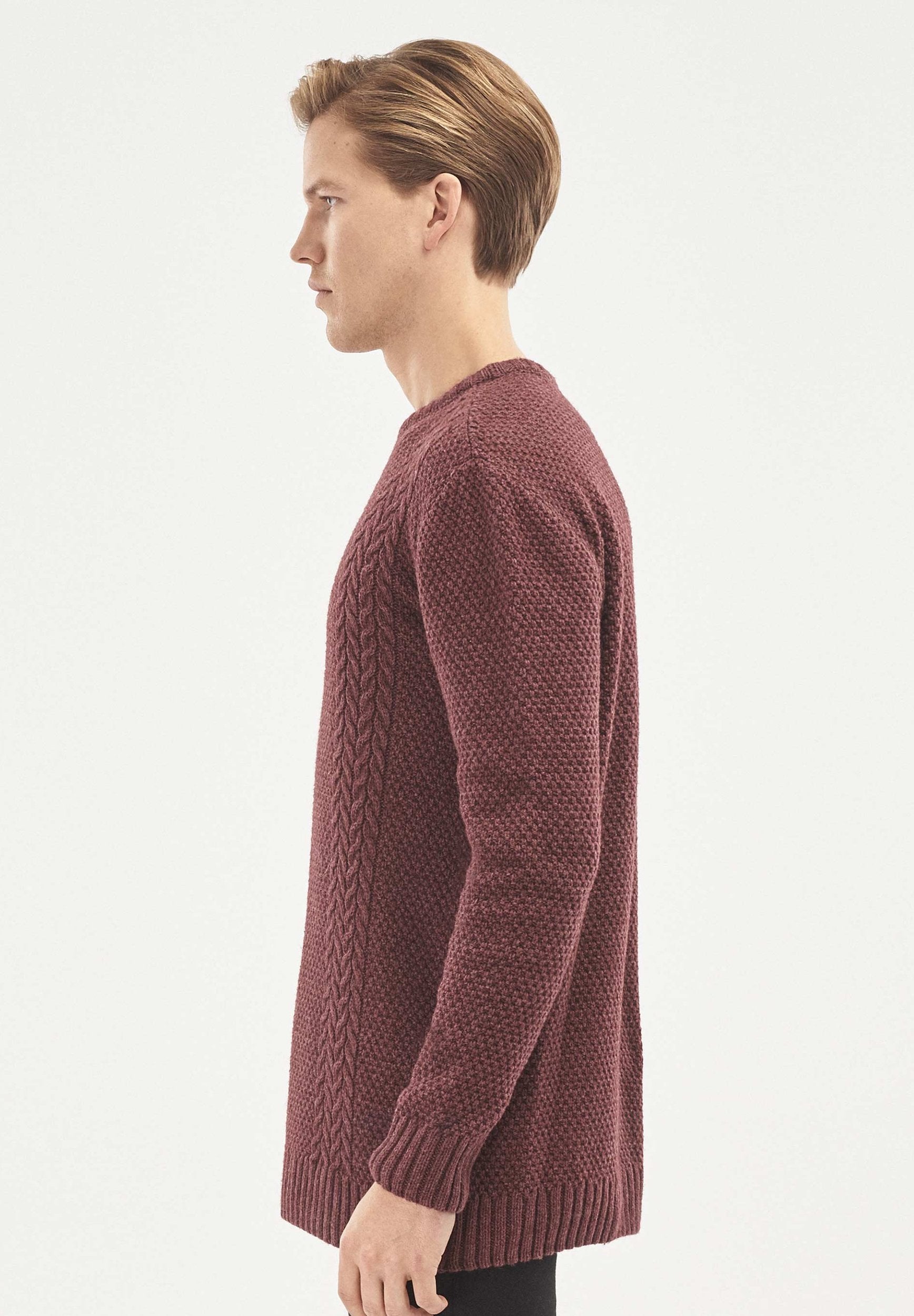 Pullover aus Bio-Merinowolle und Bio-Baumwolle