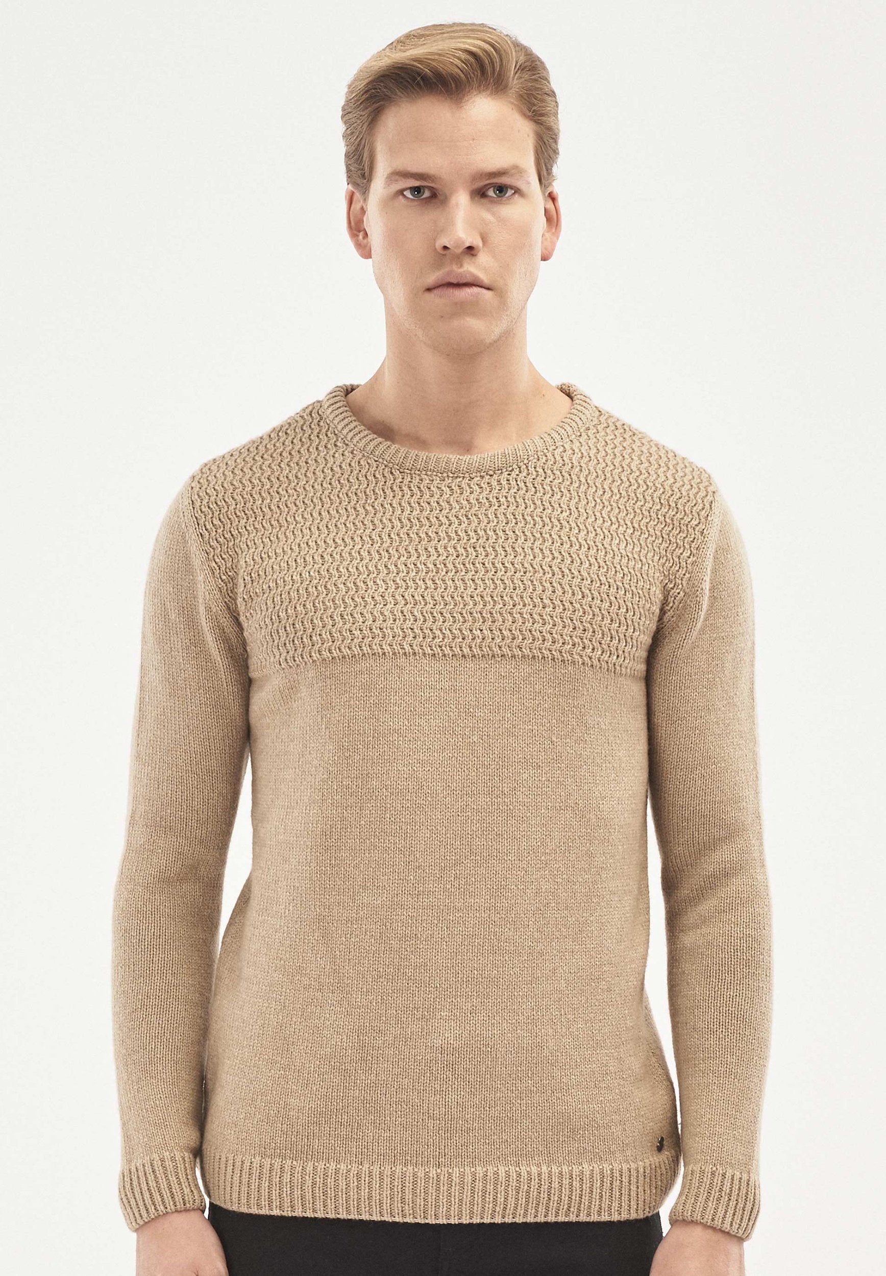 Pullover aus Bio-Merinowolle und Bio-Baumwolle