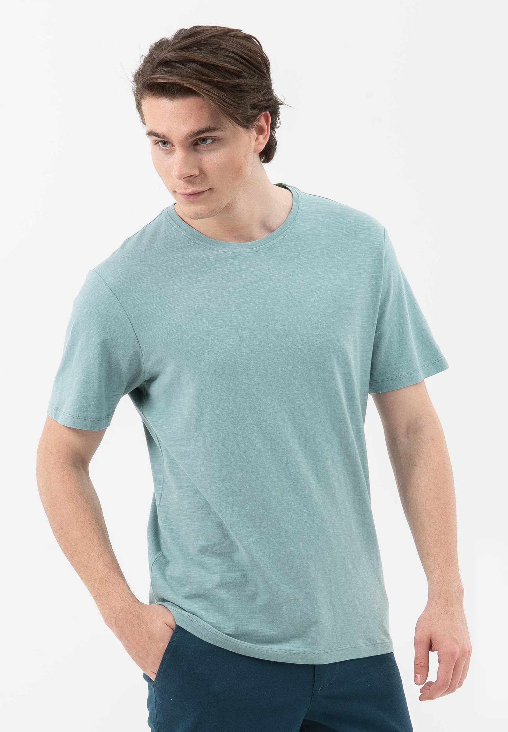 Basic T-Shirt aus Bio-Baumwolle