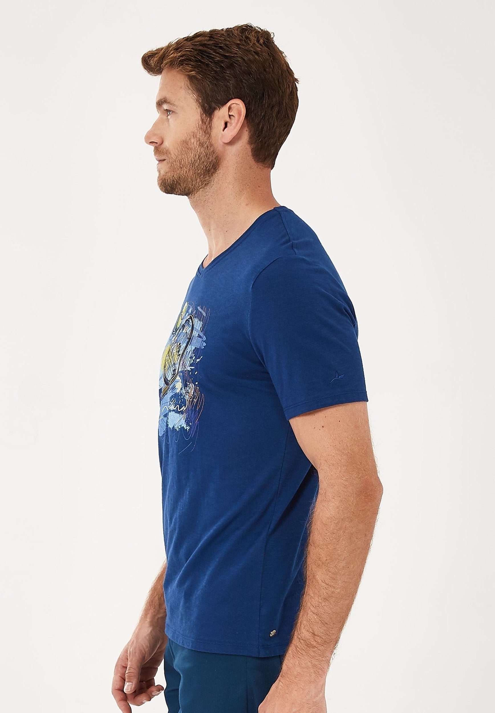 T-Shirt aus Bio-Baumwolle mit Print