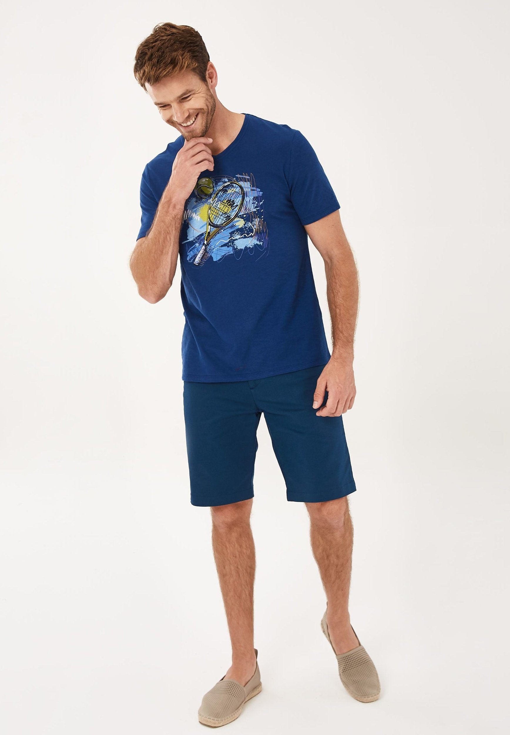 T-Shirt aus Bio-Baumwolle mit Print