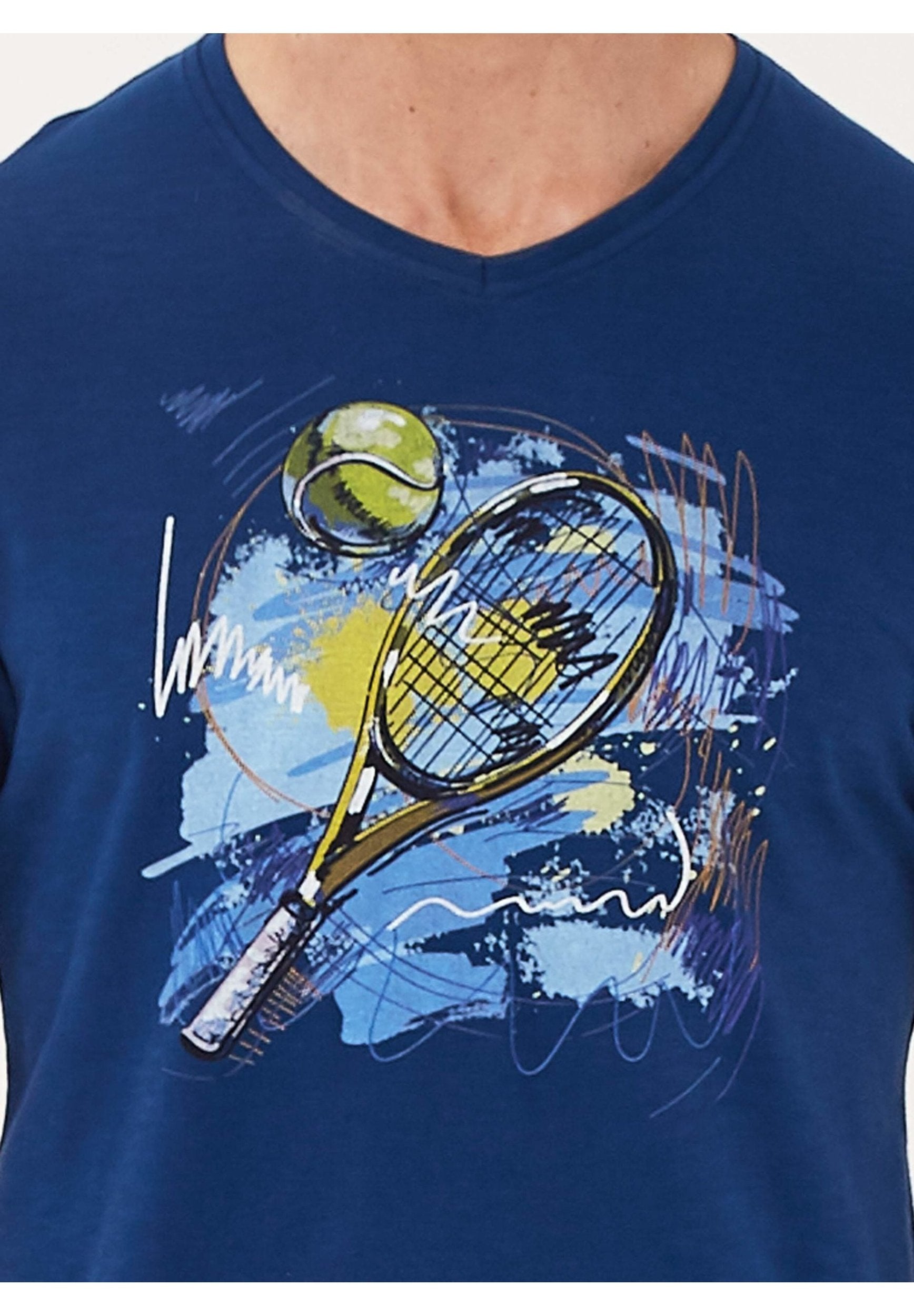 T-Shirt aus Bio-Baumwolle mit Print