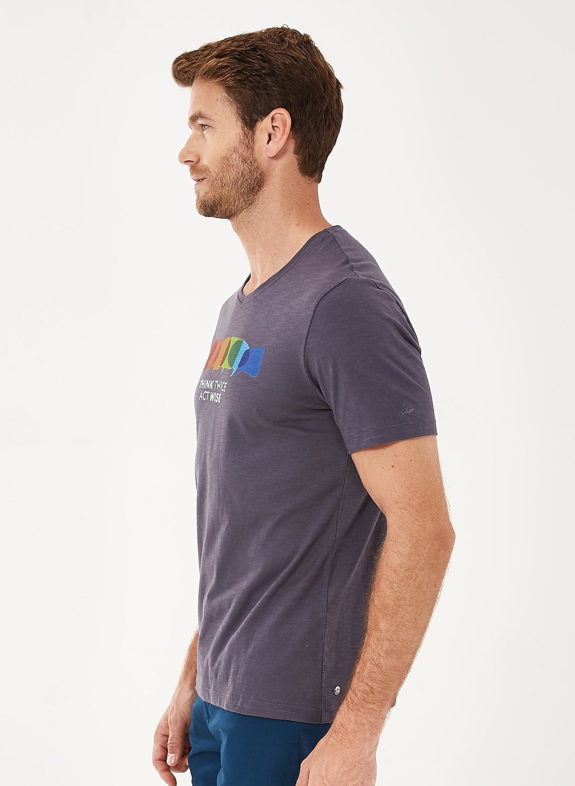 T-Shirt aus Bio-Baumwolle mit Print