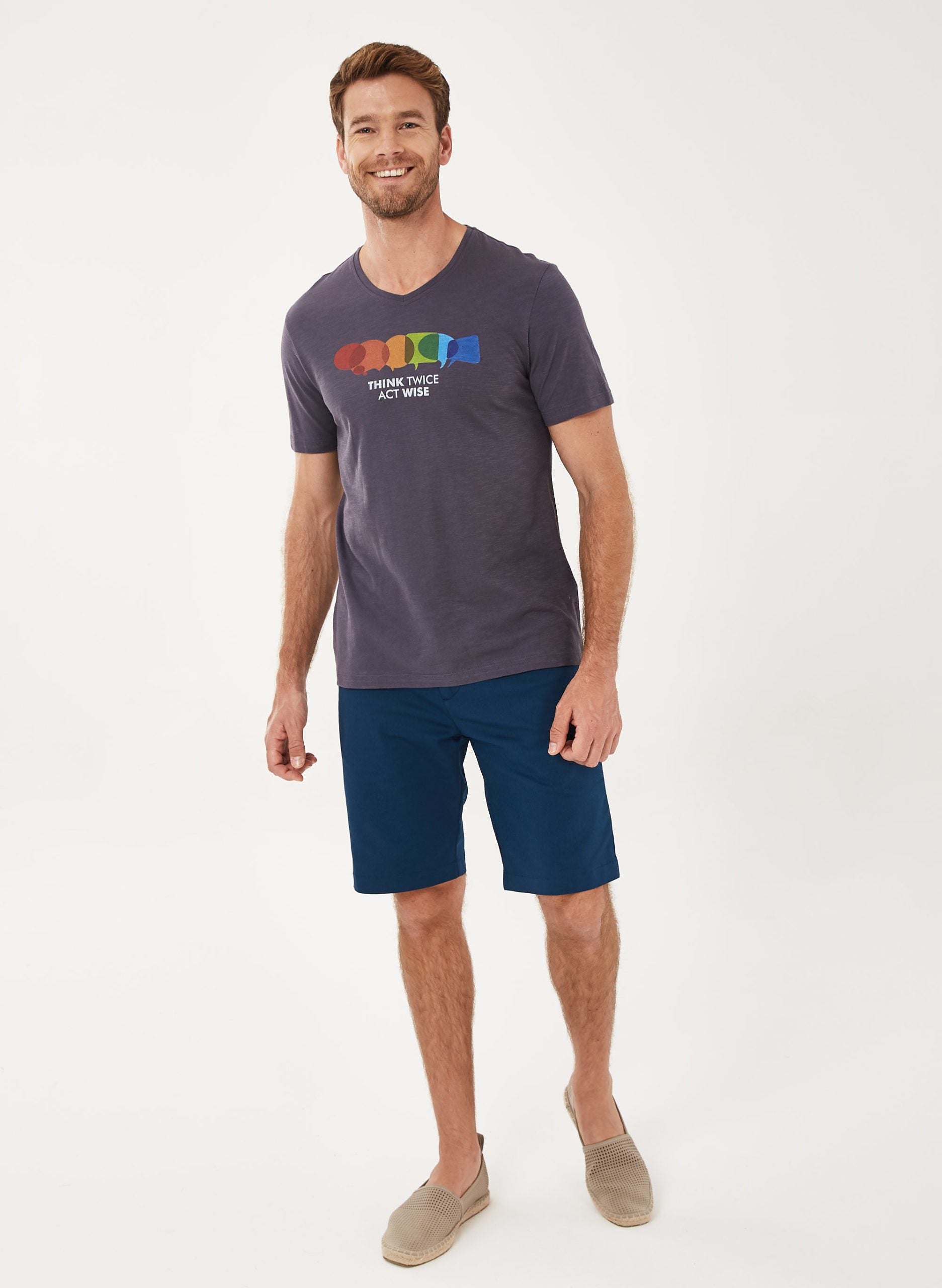 T-Shirt aus Bio-Baumwolle mit Print