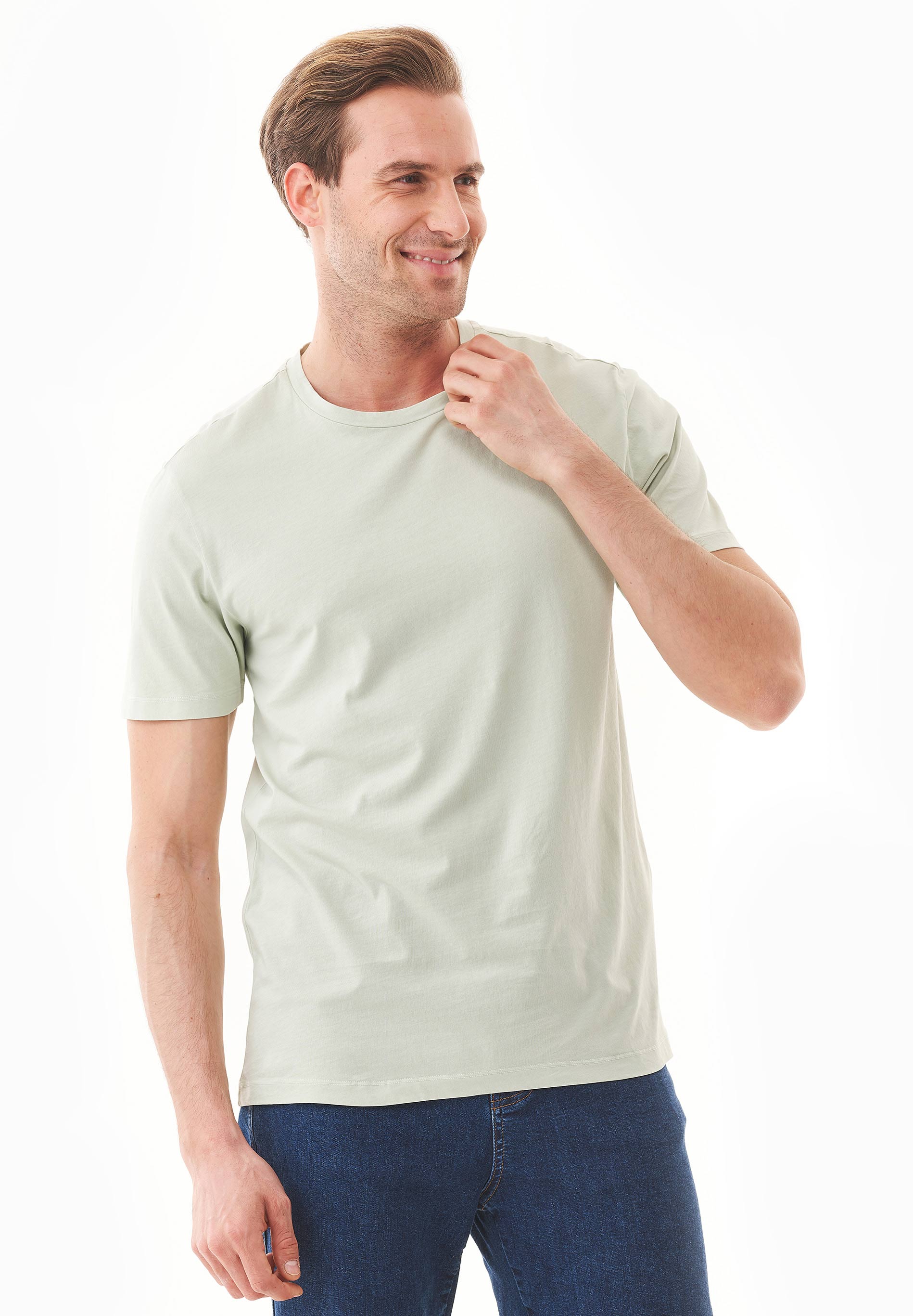 Natural Dye T-Shirt aus Bio-Baumwolle | ko Mode Herren
