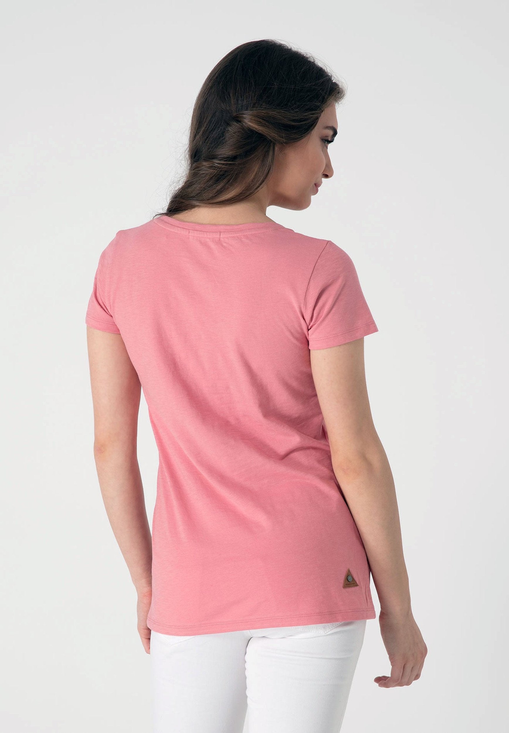 T-Shirt aus Bio-Baumwolle mit Kaktus Motiv