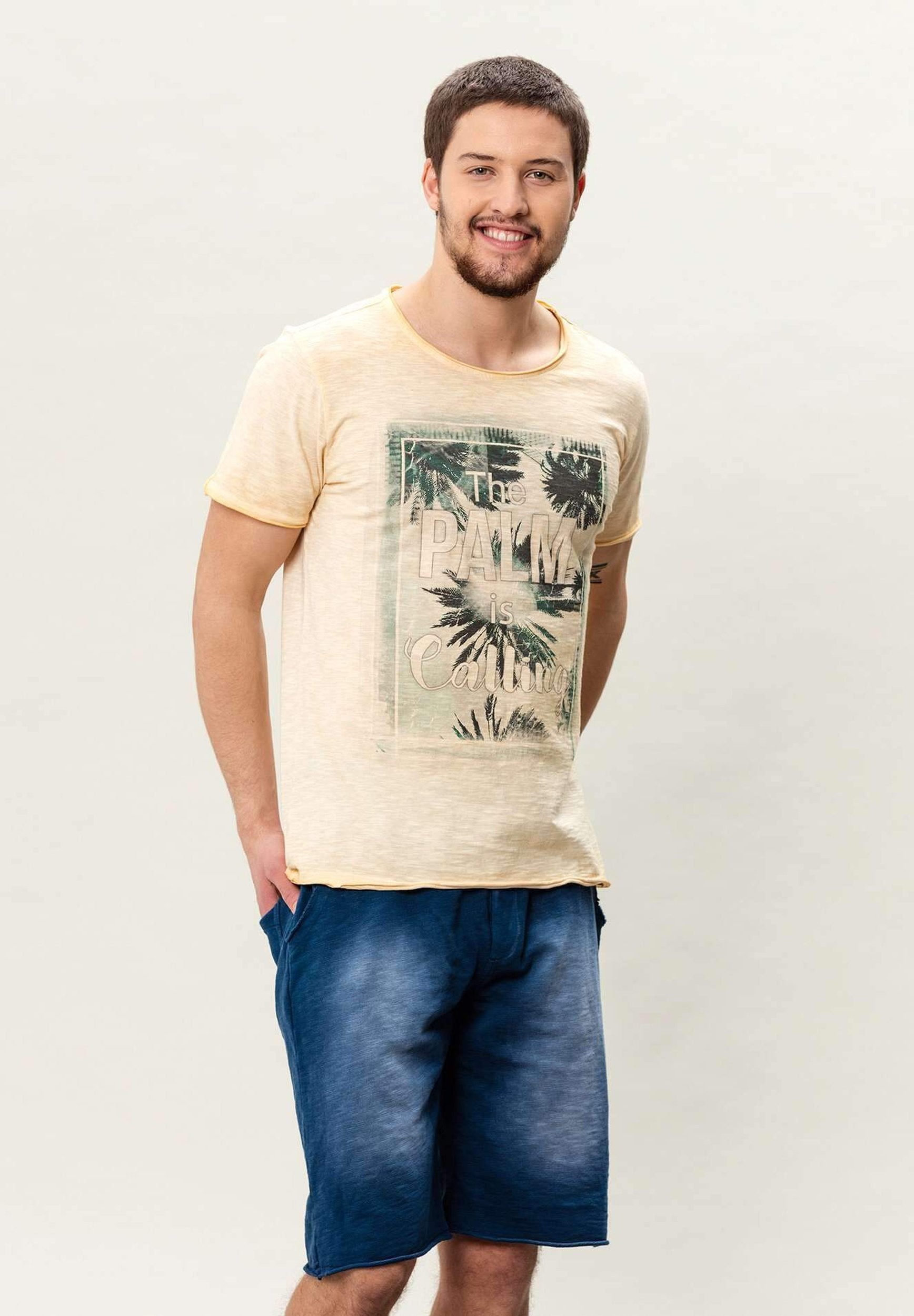 Garment Dyed T-Shirt aus Bio-Baumwolle