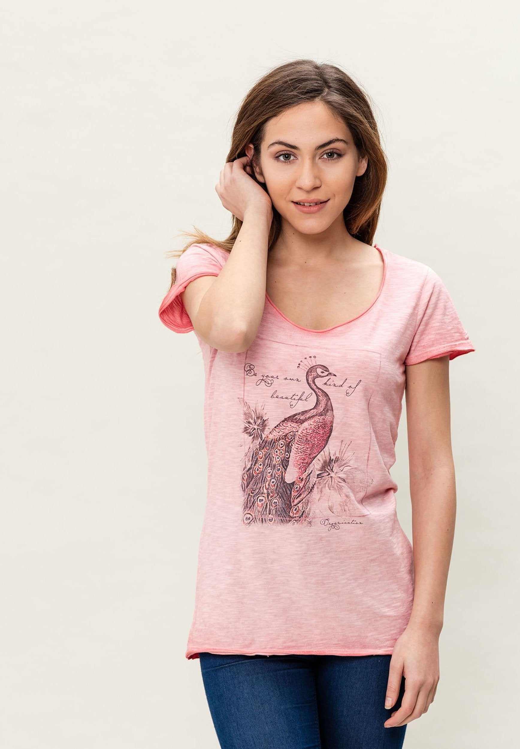 Damen Cold Pigment Dyed T-Shirt aus Bio-Baumwolle