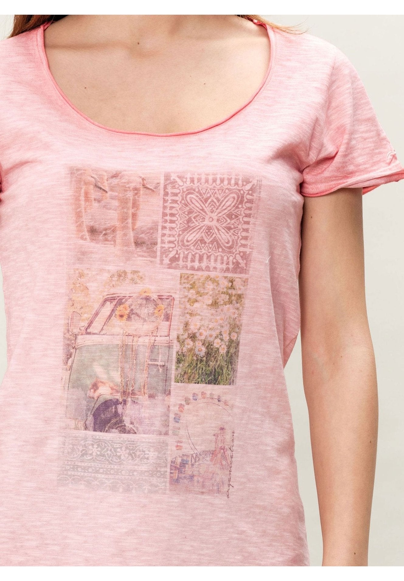 Damen Cold Pigment Dyed T-Shirt aus Bio-Baumwolle