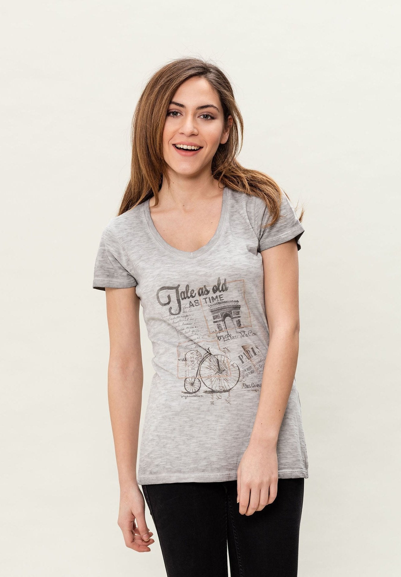 Cold Dyed T-Shirt aus Bio-Baumwolle