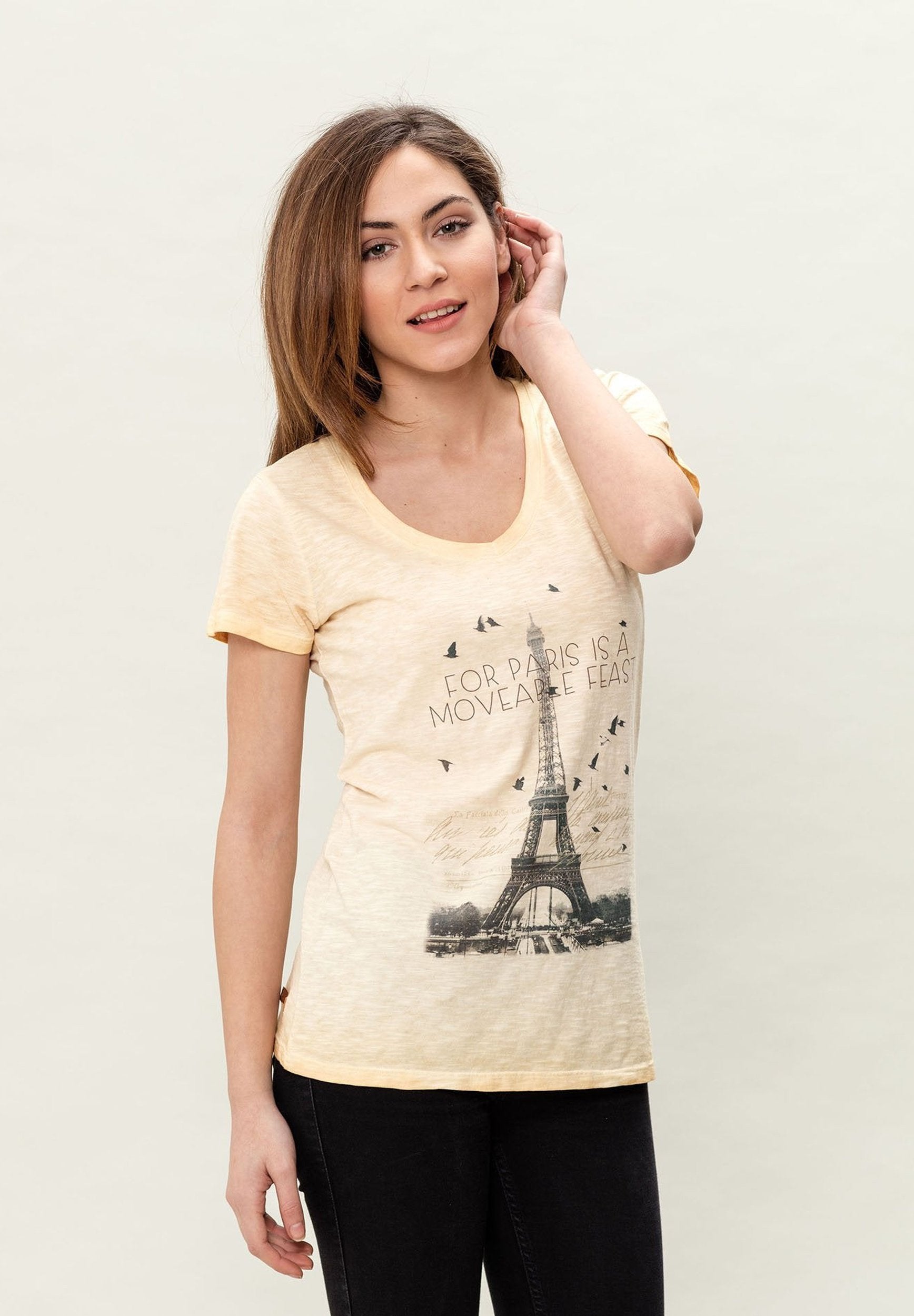 Damen Cold Pigment Dyed T-Shirt aus Bio-Baumwolle