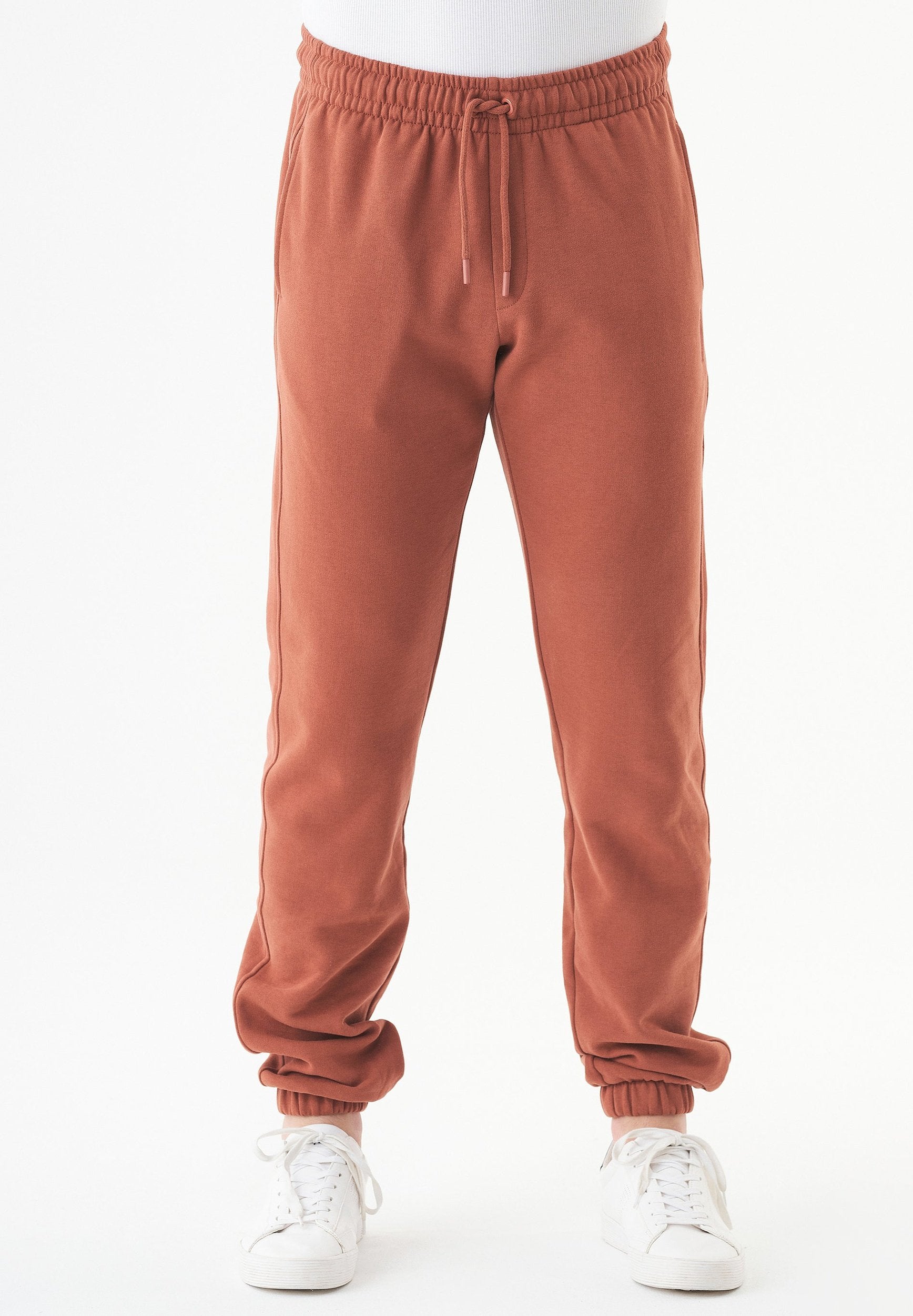 ESSENTIALS-PARS- Soft Touch Sweathose aus Bio-Baumwolle