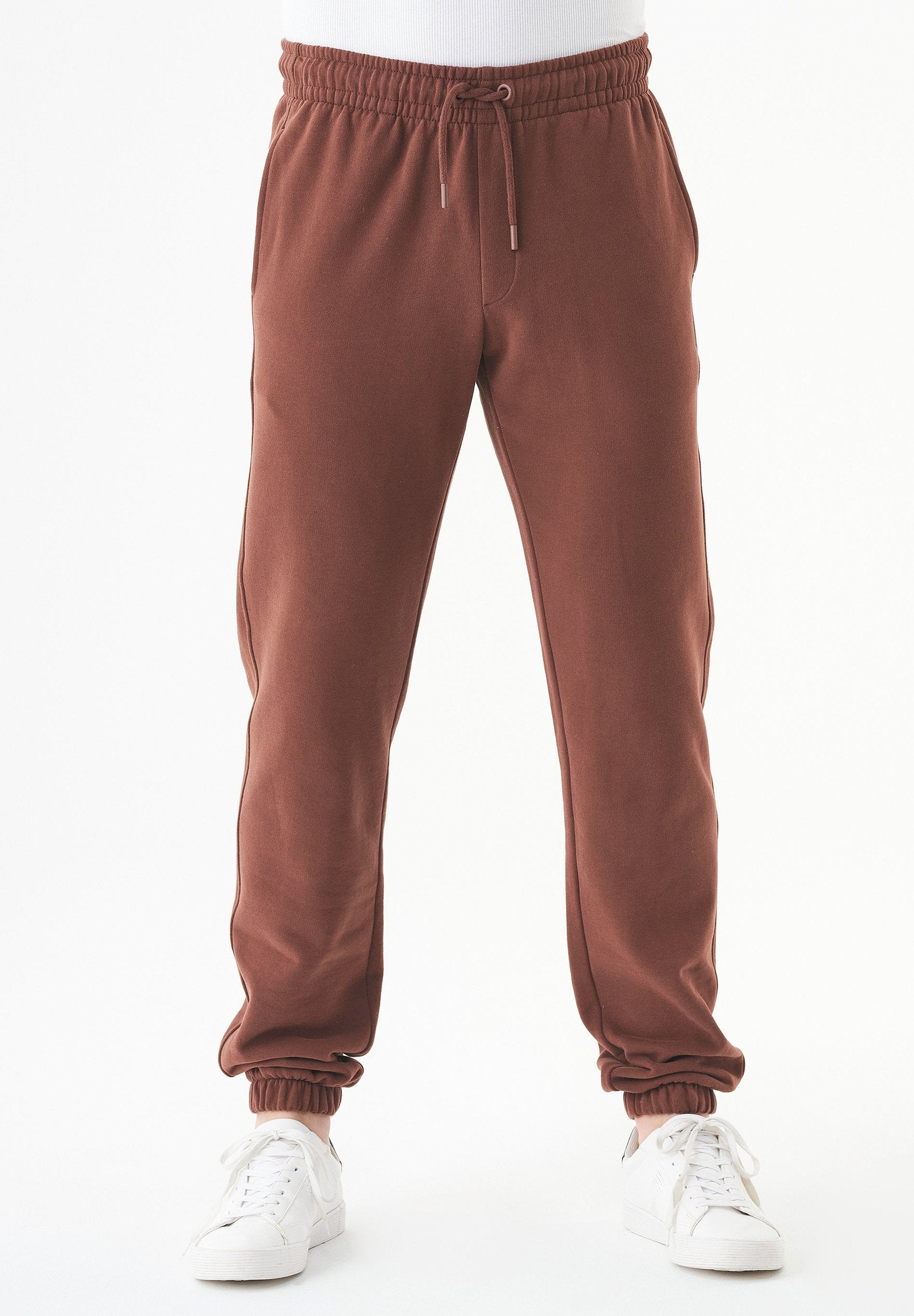 ESSENTIALS-PARS- Soft Touch Sweathose aus Bio-Baumwolle