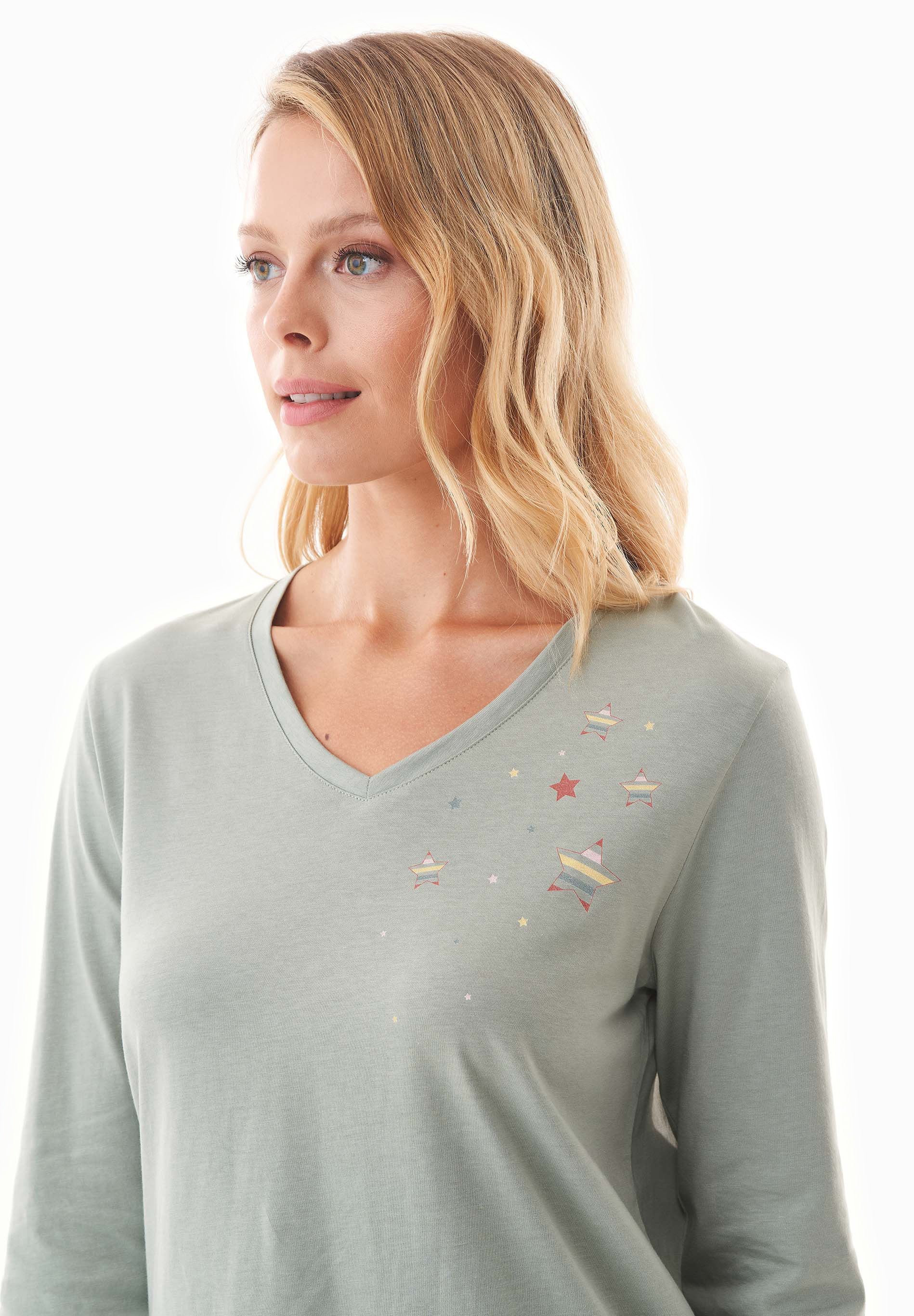 TIEERRA | Pyjama-Set aus Bio-Baumwolle
