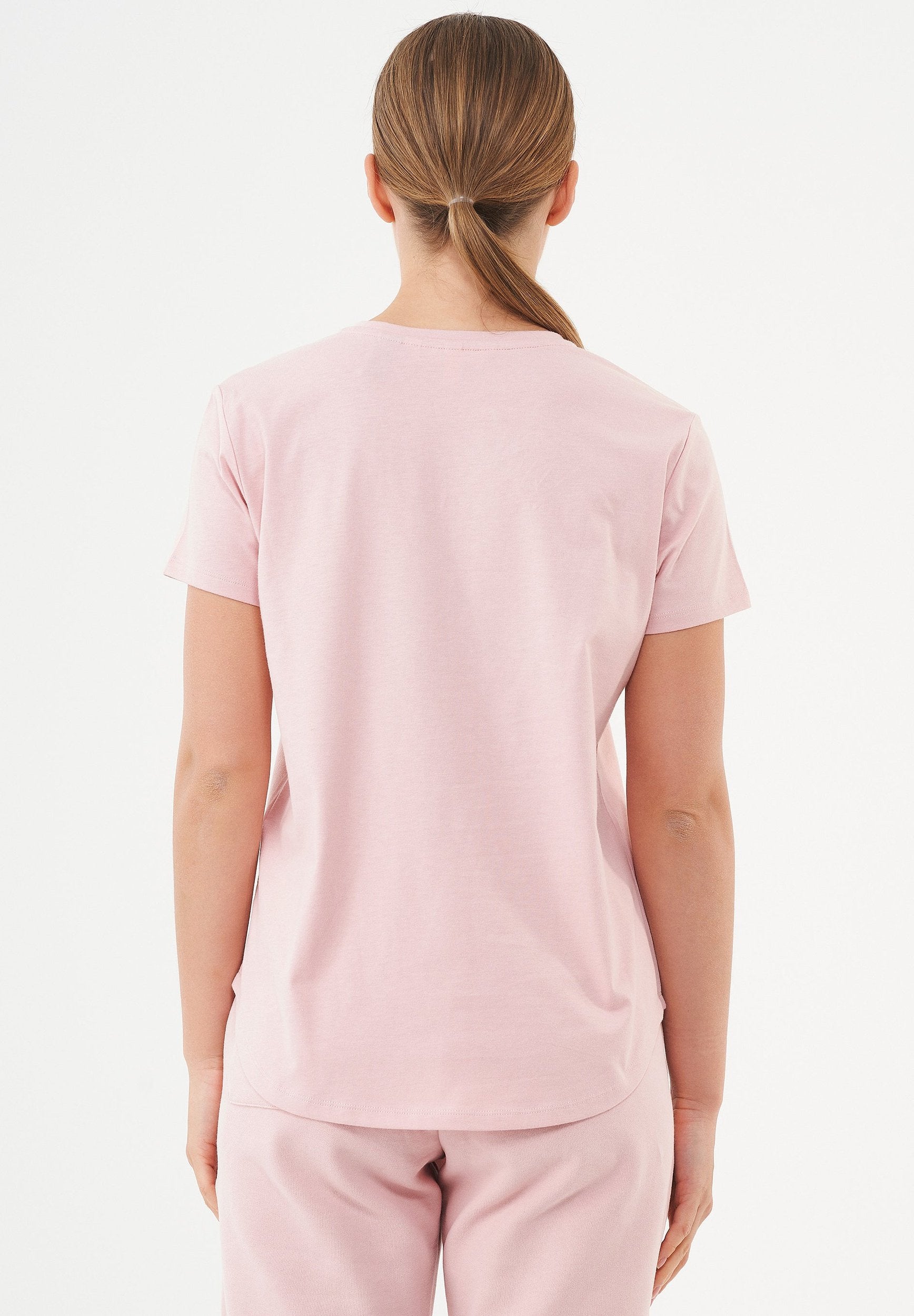 TUBA Basic T-Shirt aus Bio-Baumwolle mit V-Ausschnitt