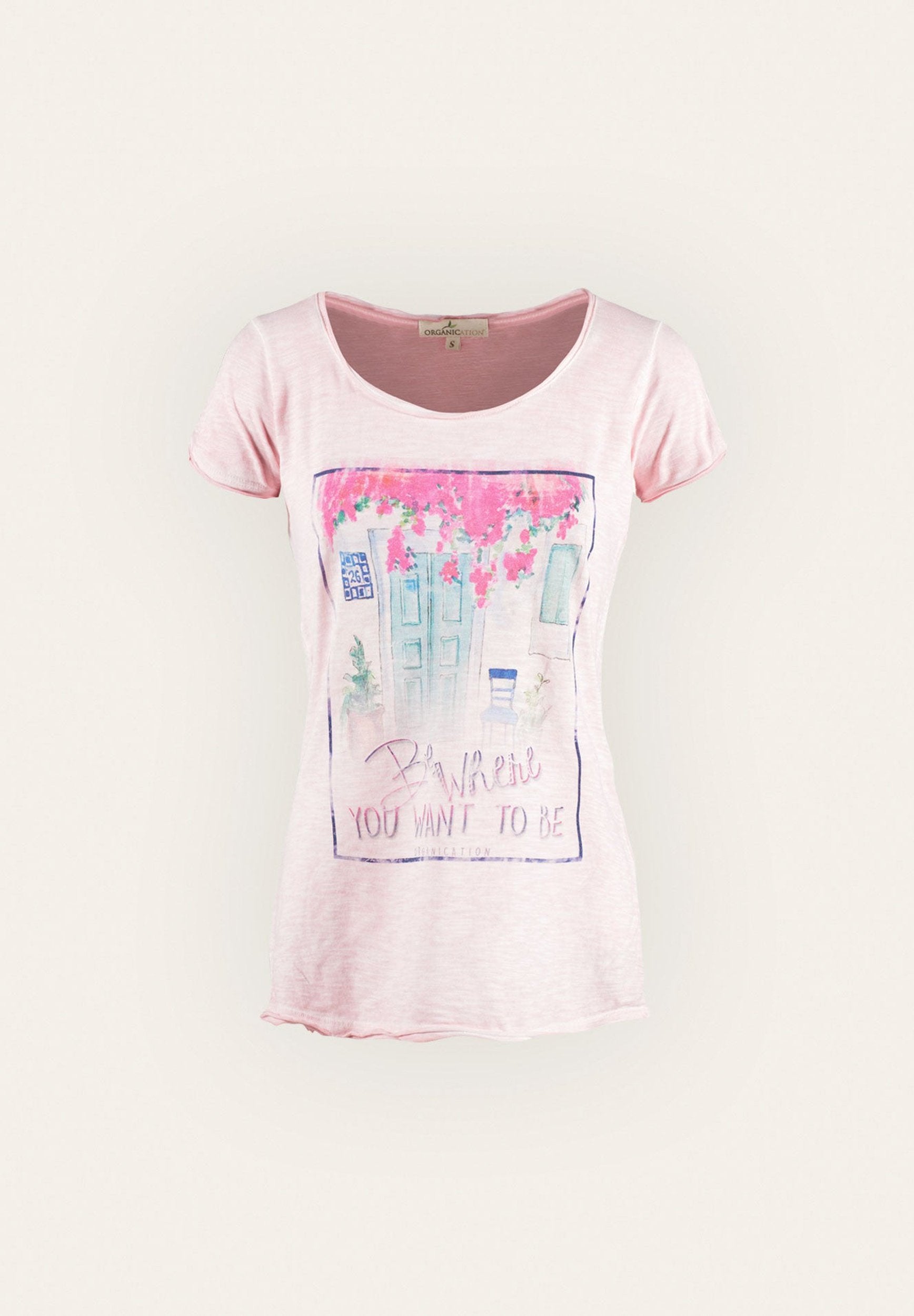 Cold Dyed T-Shirt aus Bio-Baumwolle
