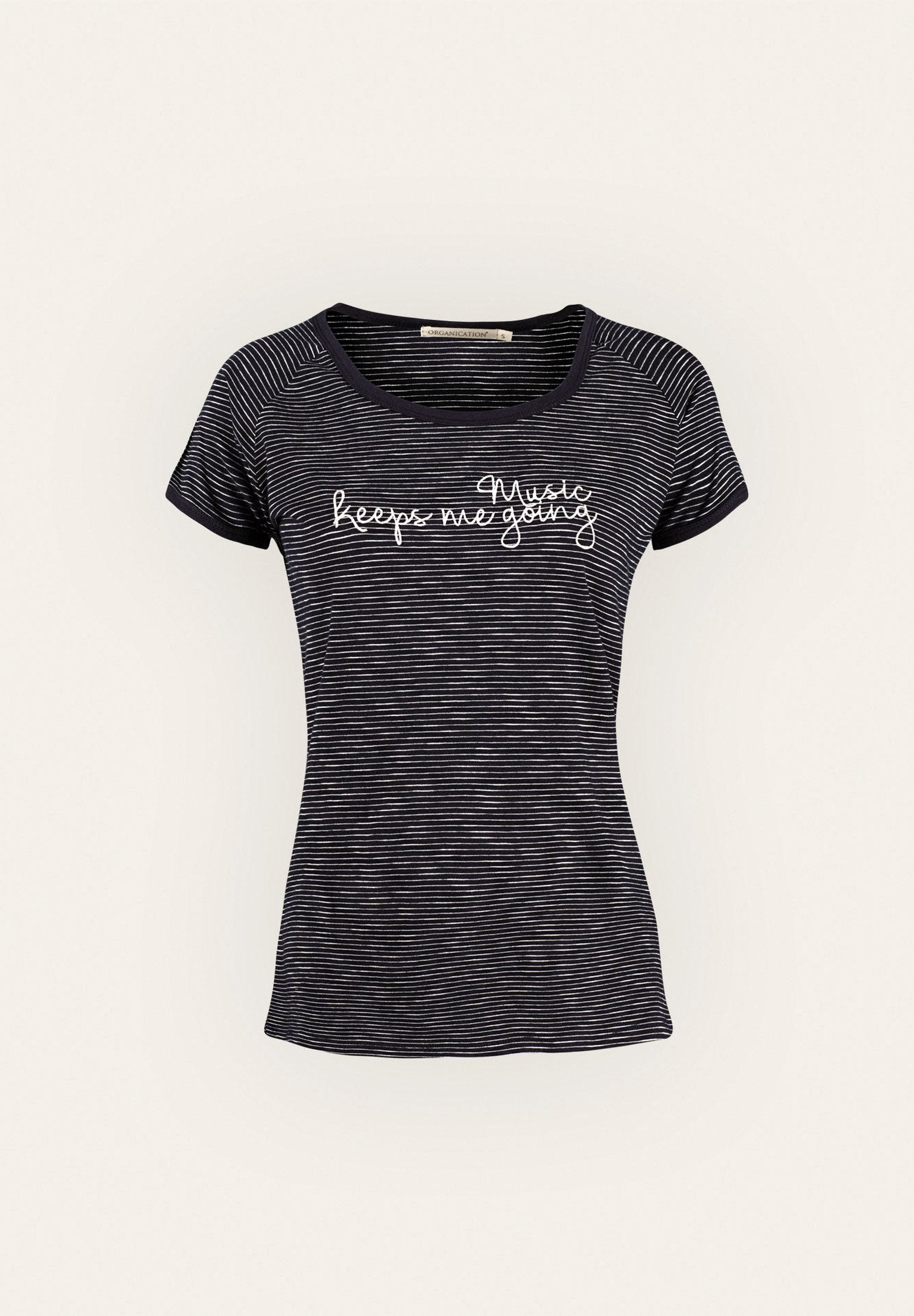 Gestreiftes T-Shirt aus Bio-Baumwolle