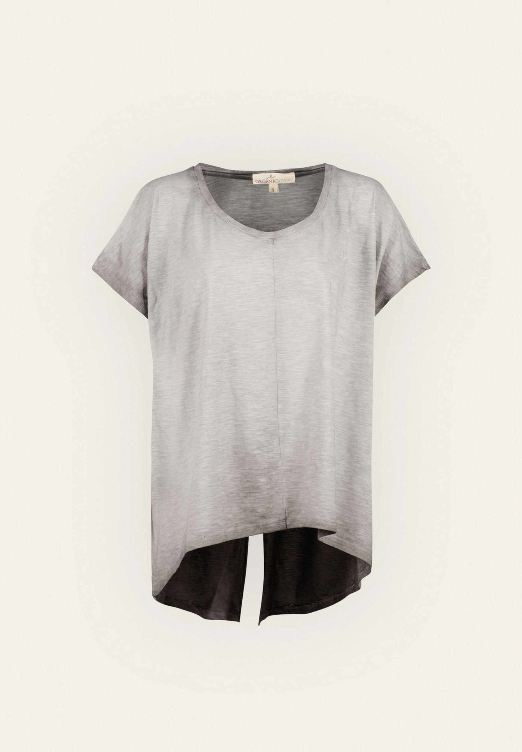 T-Shirt aus Bio-Baumwolle mit Cold Pigment Dye-Effekt
