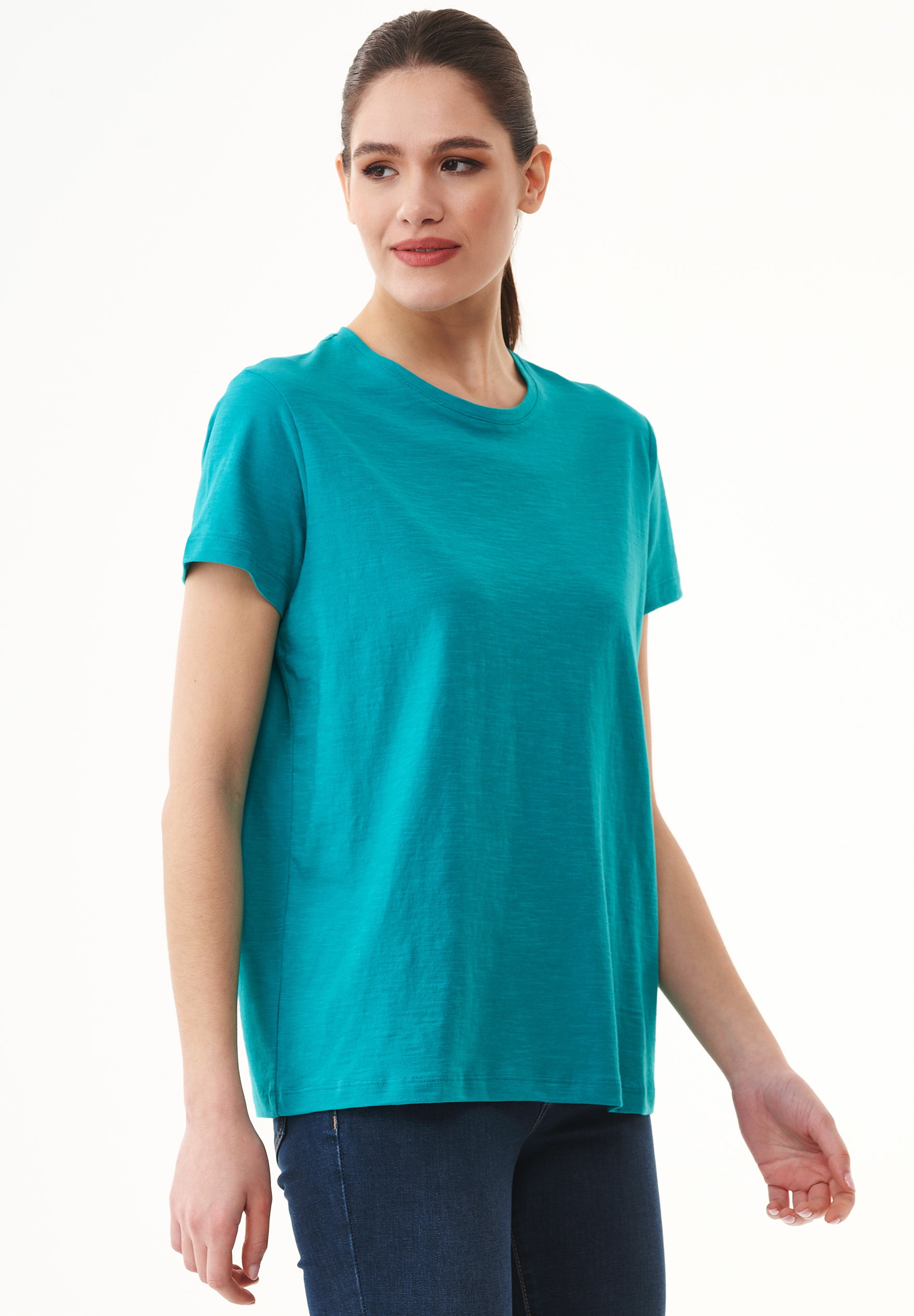 Basic T-Shirt aus Bio-Baumwolle