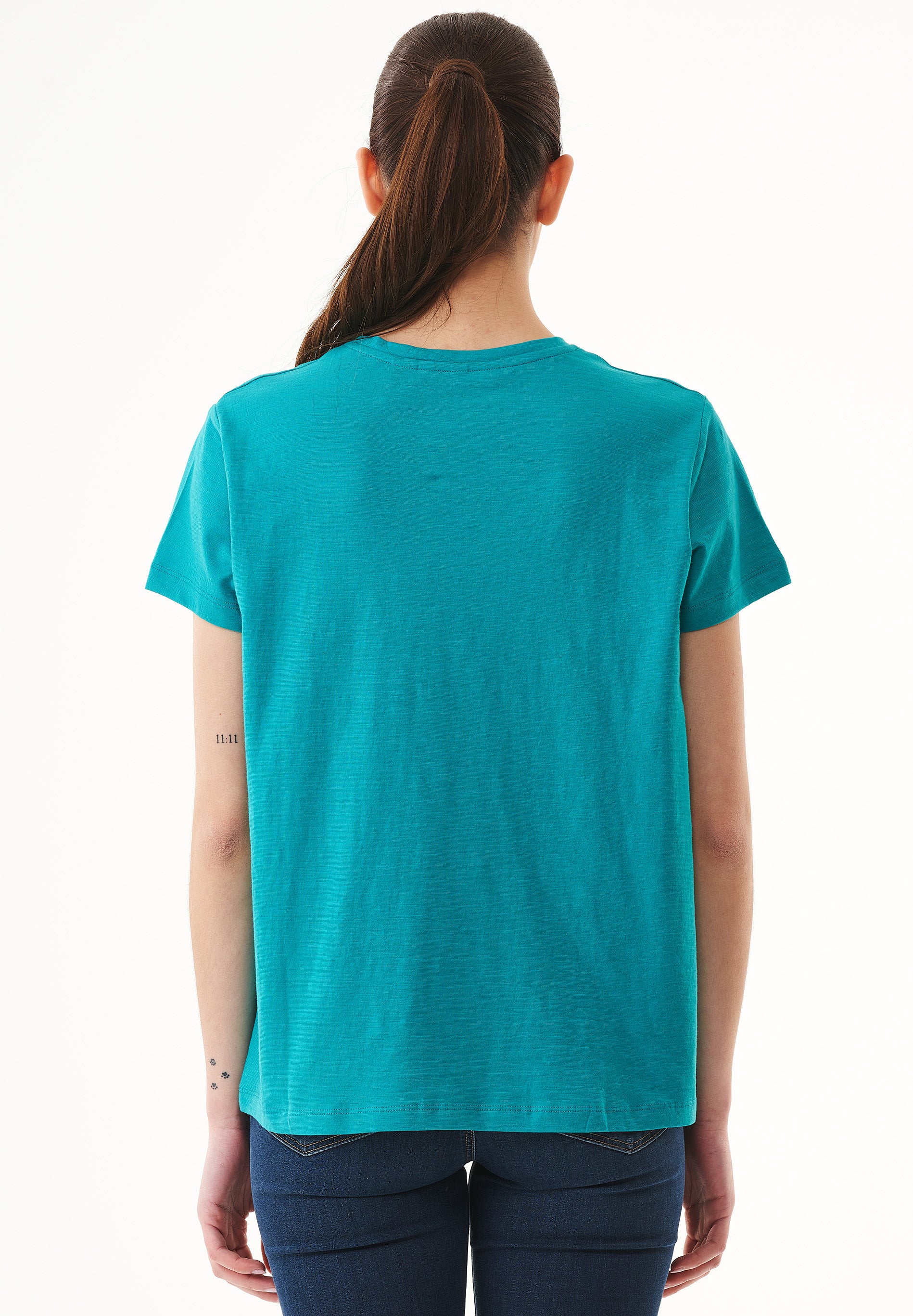 Basic T-Shirt aus Bio-Baumwolle