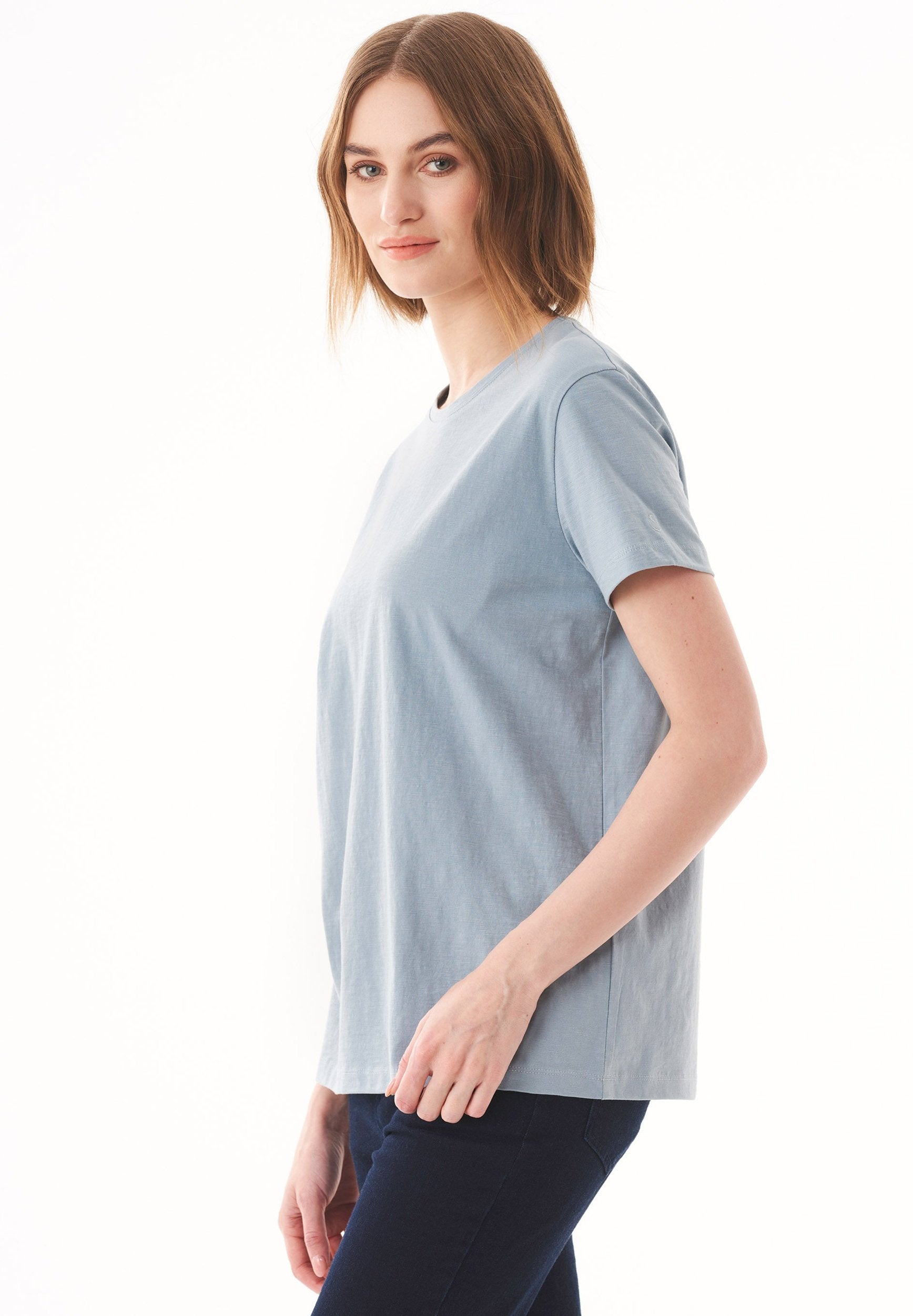 Basic T-Shirt aus Bio-Baumwolle