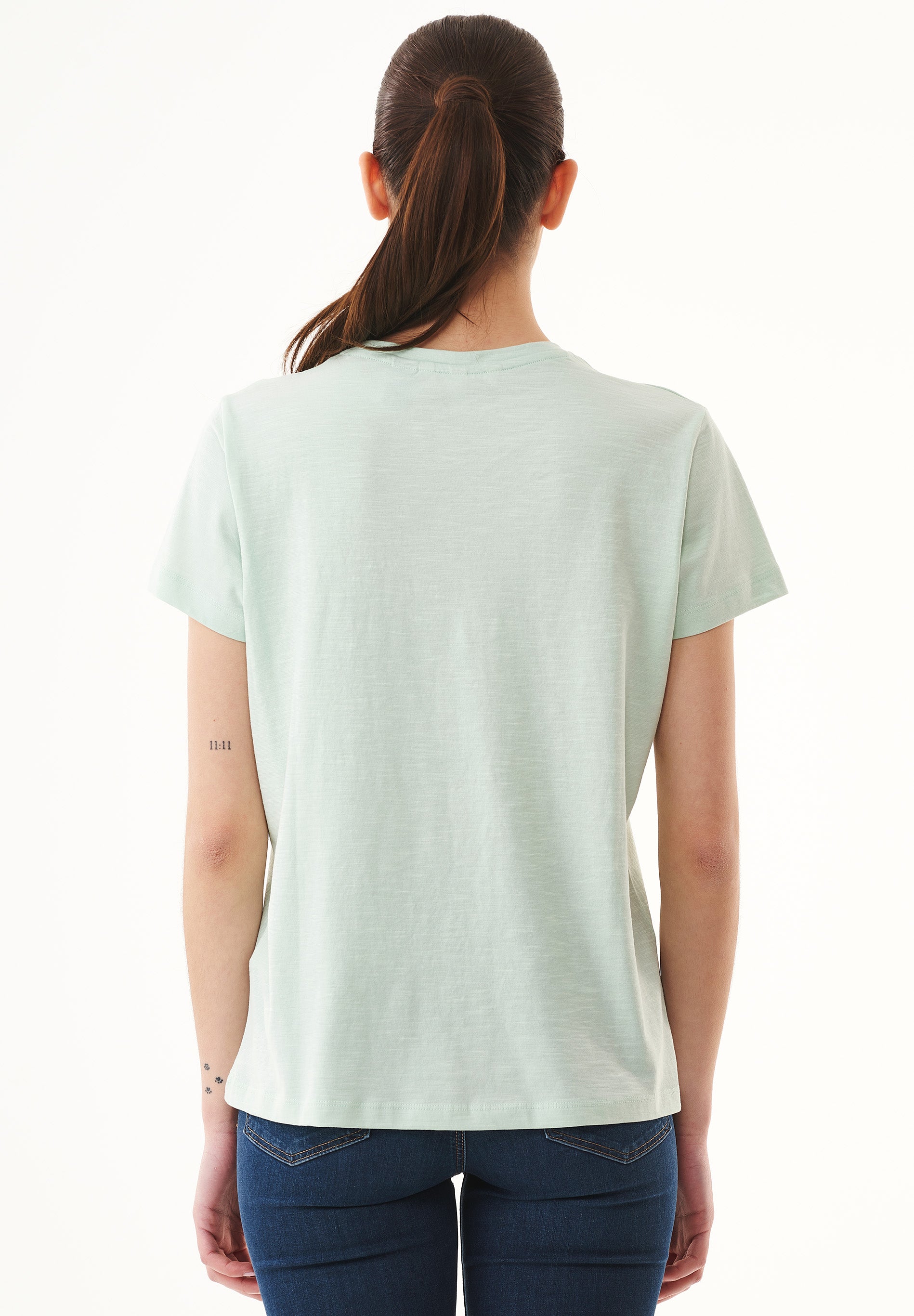 Basic T-Shirt aus Bio-Baumwolle