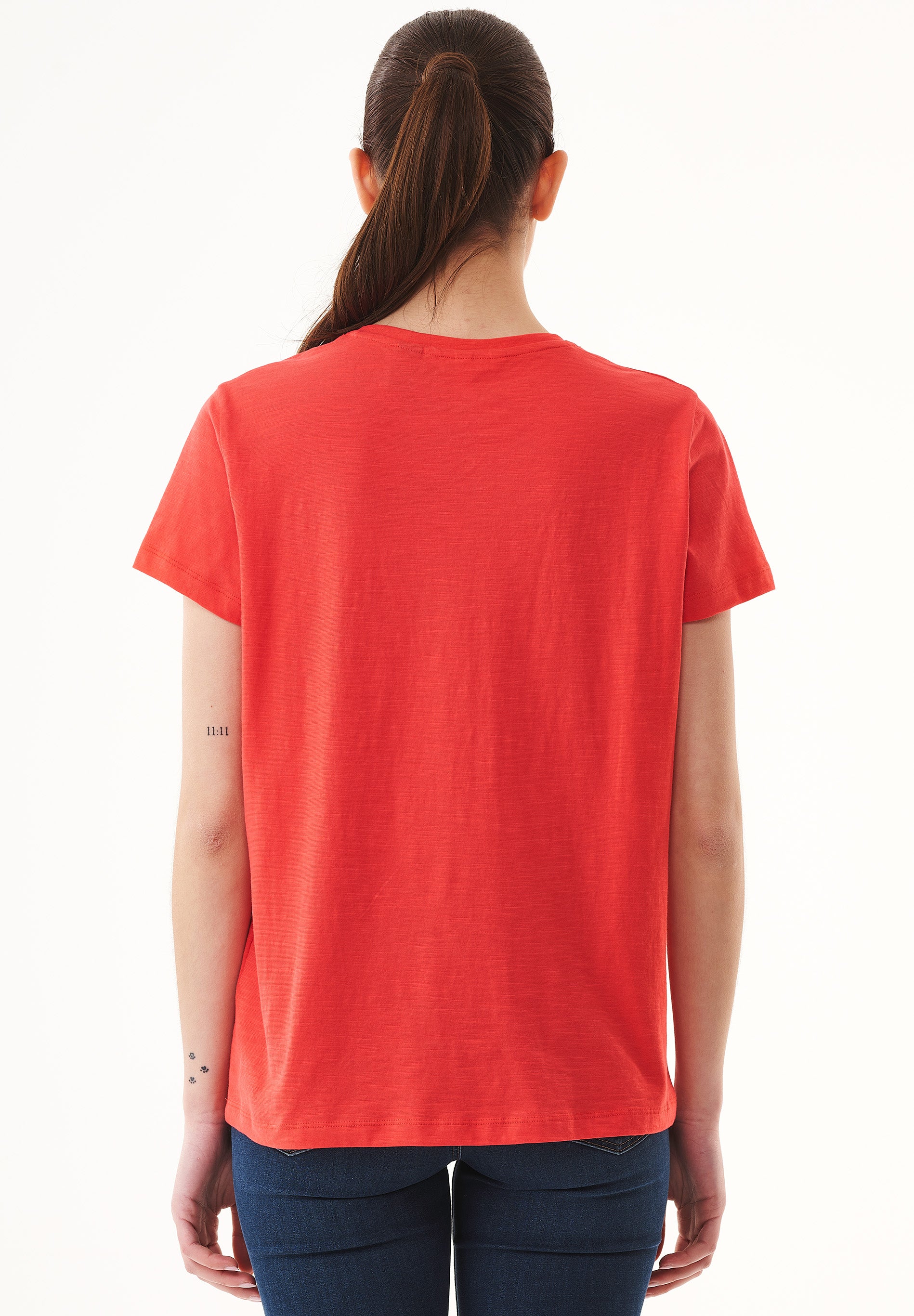 Basic T-Shirt aus Bio-Baumwolle