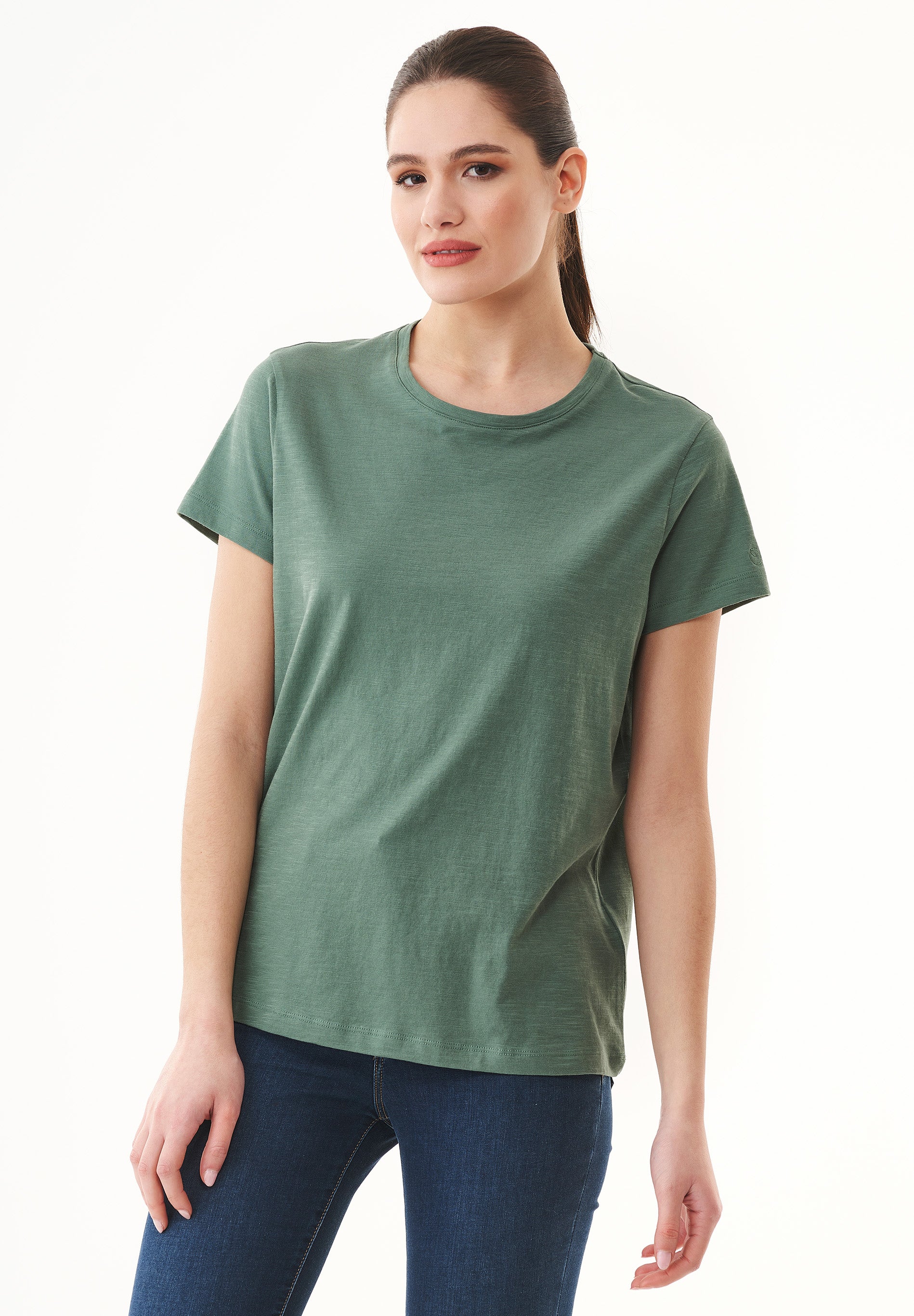 Basic T-Shirt aus Bio-Baumwolle