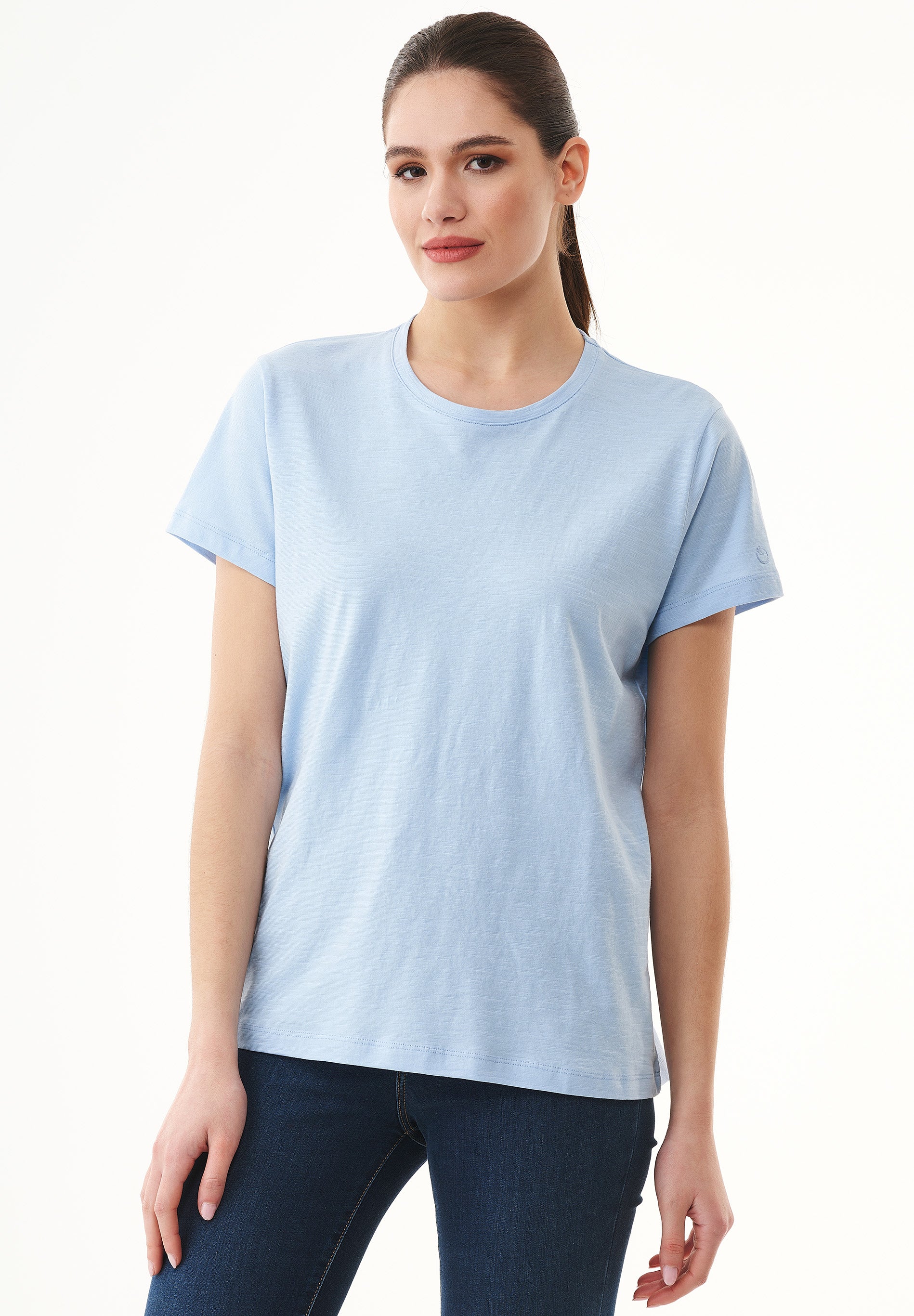 Basic T-Shirt aus Bio-Baumwolle