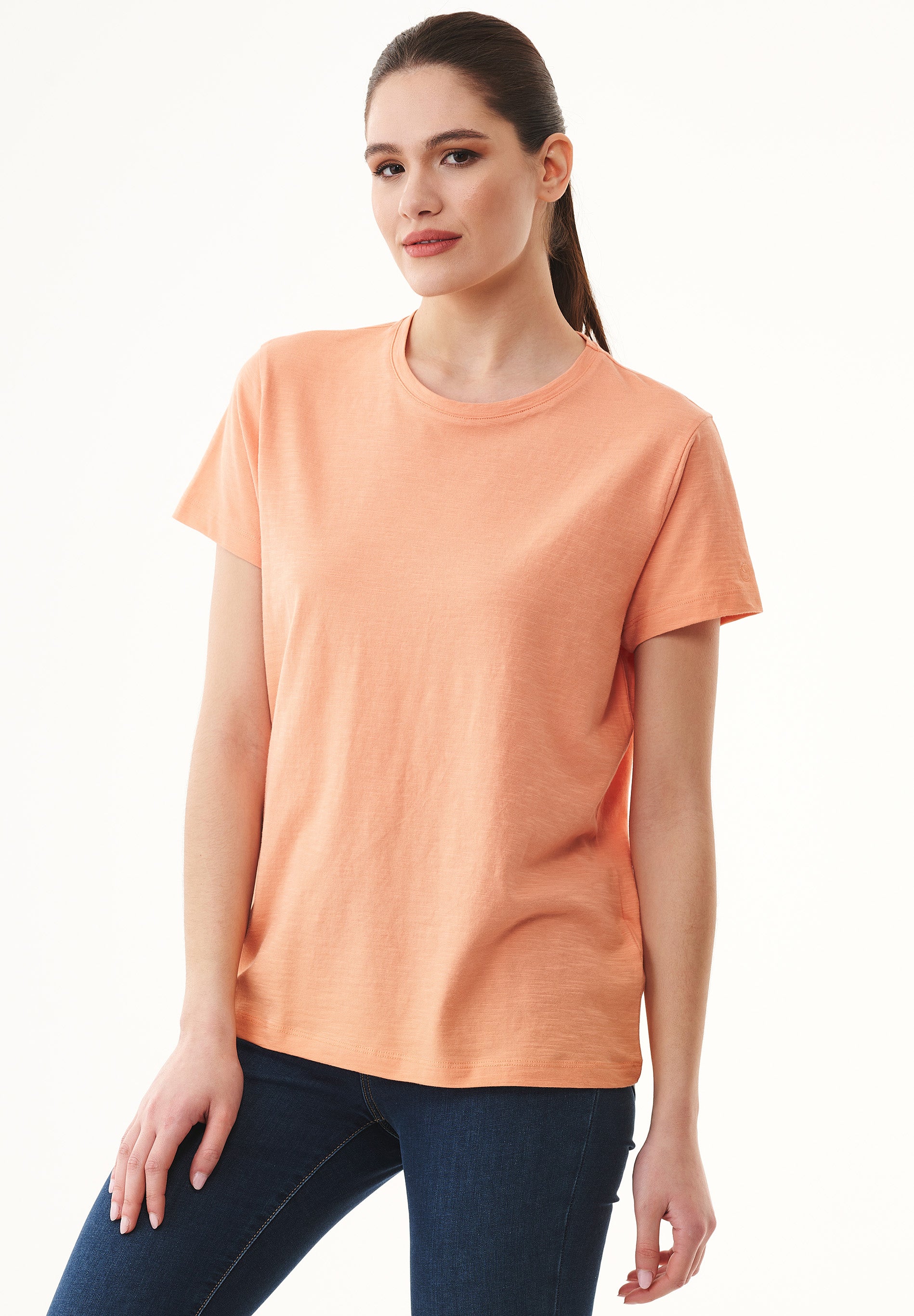 Basic T-Shirt aus Bio-Baumwolle