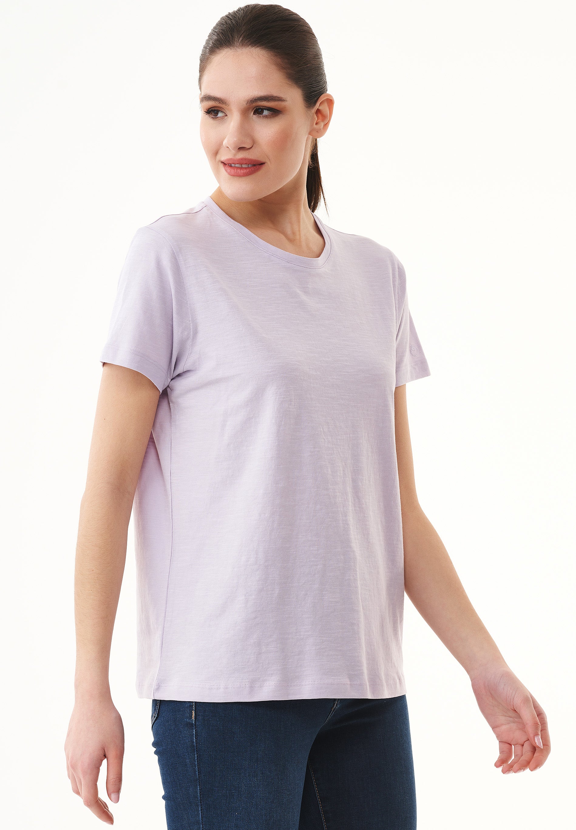Basic T-Shirt aus Bio-Baumwolle