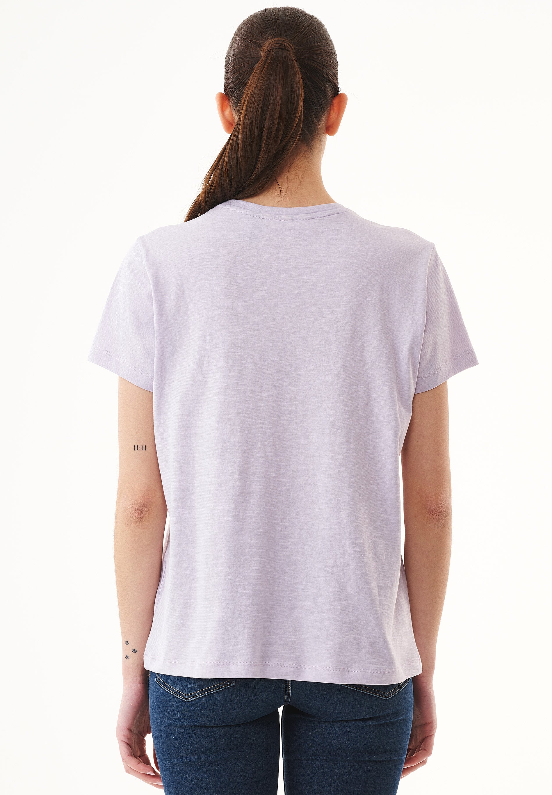 Basic T-Shirt aus Bio-Baumwolle