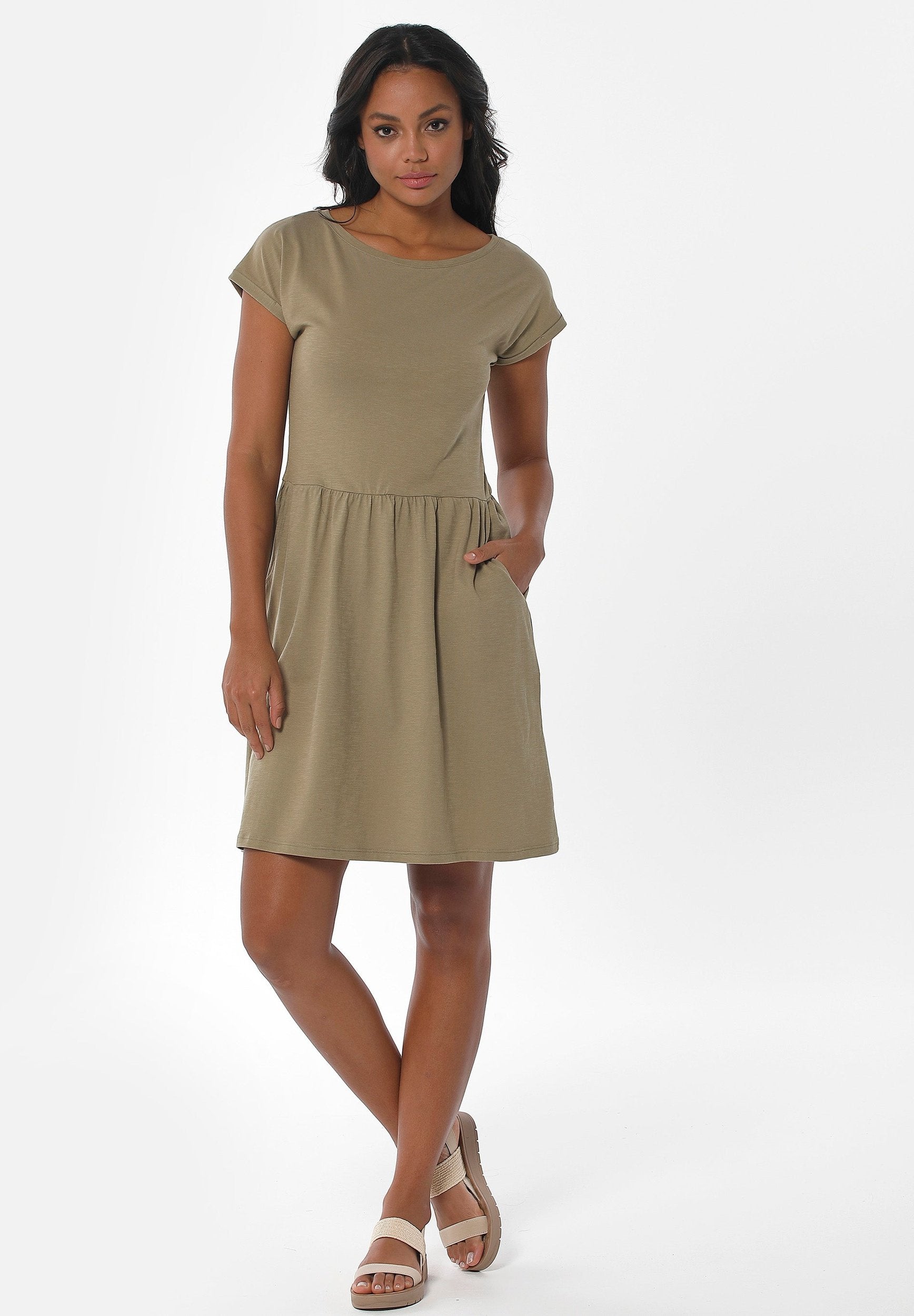 Slub-Jersey-Kleid aus Bio-Baumwolle
