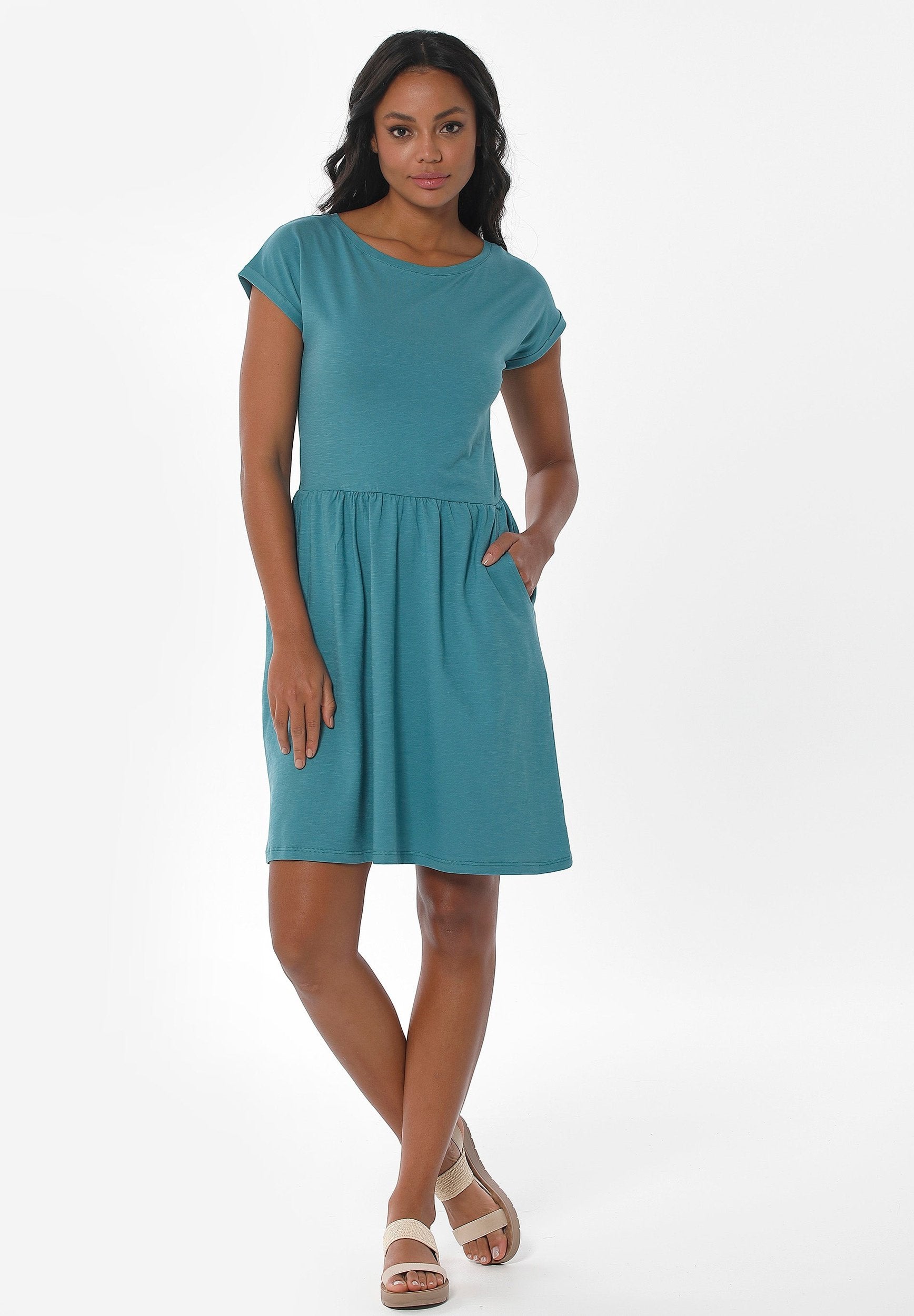 Slub-Jersey-Kleid aus Bio-Baumwolle