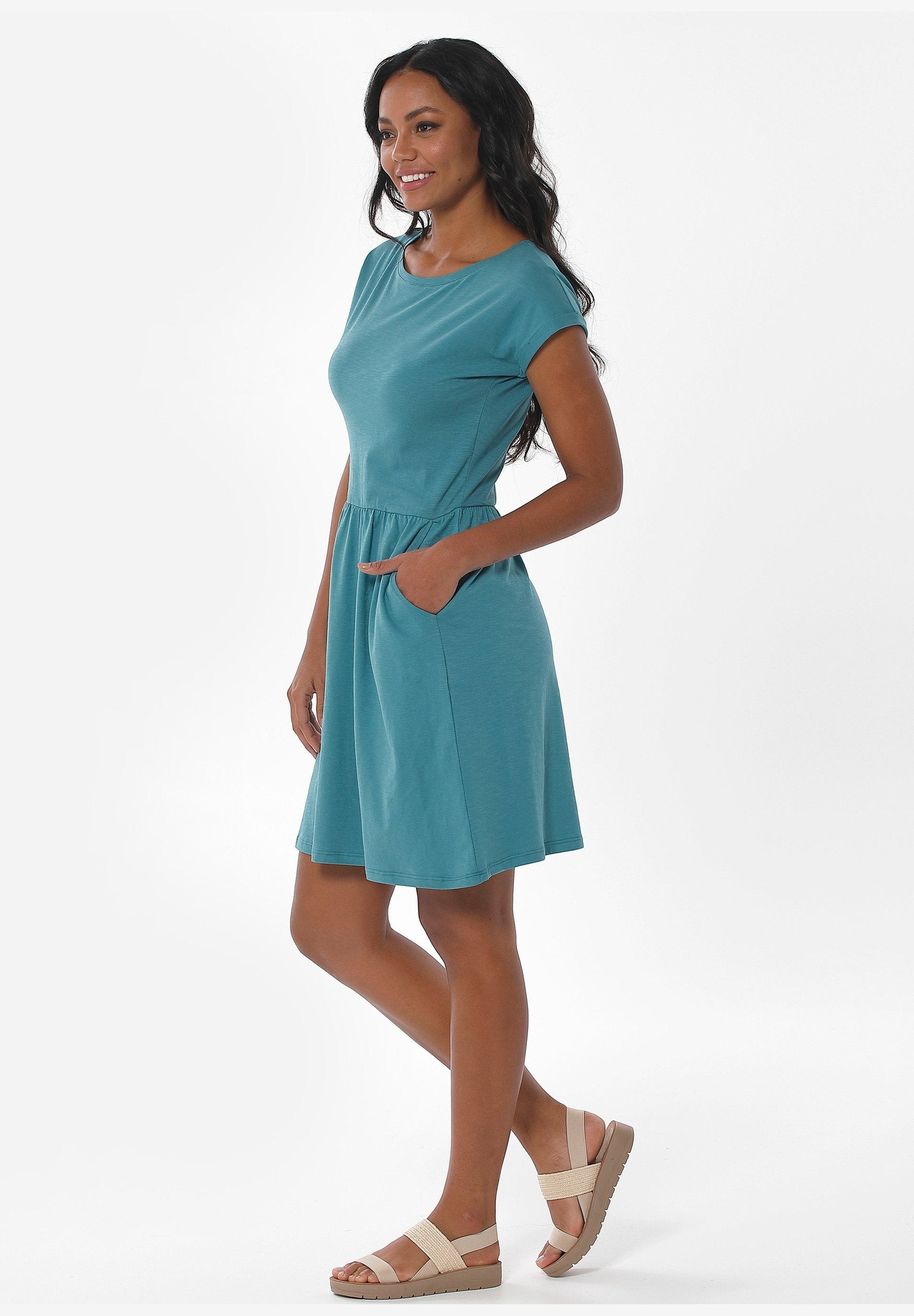 Slub-Jersey-Kleid aus Bio-Baumwolle