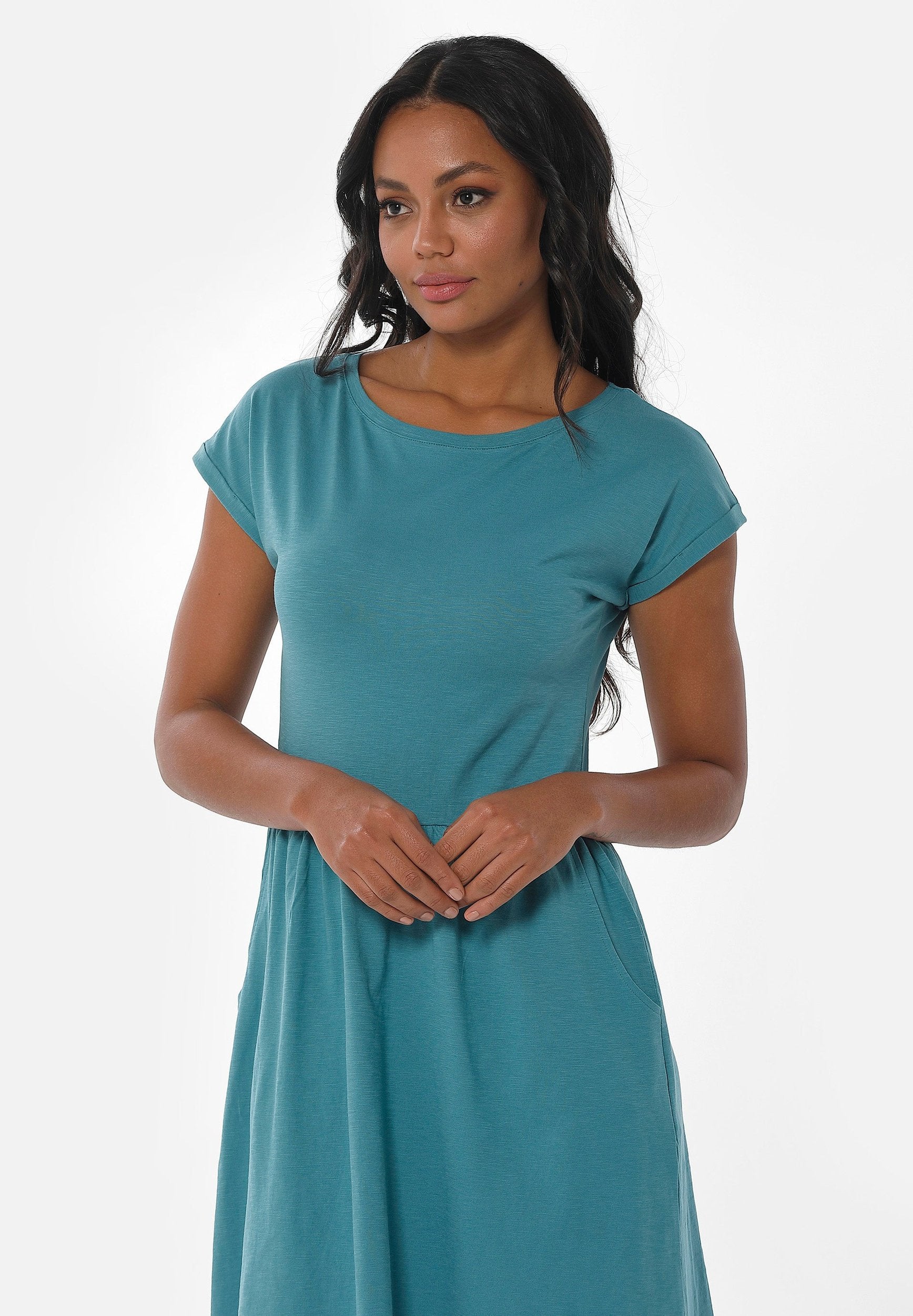 Slub-Jersey-Kleid aus Bio-Baumwolle