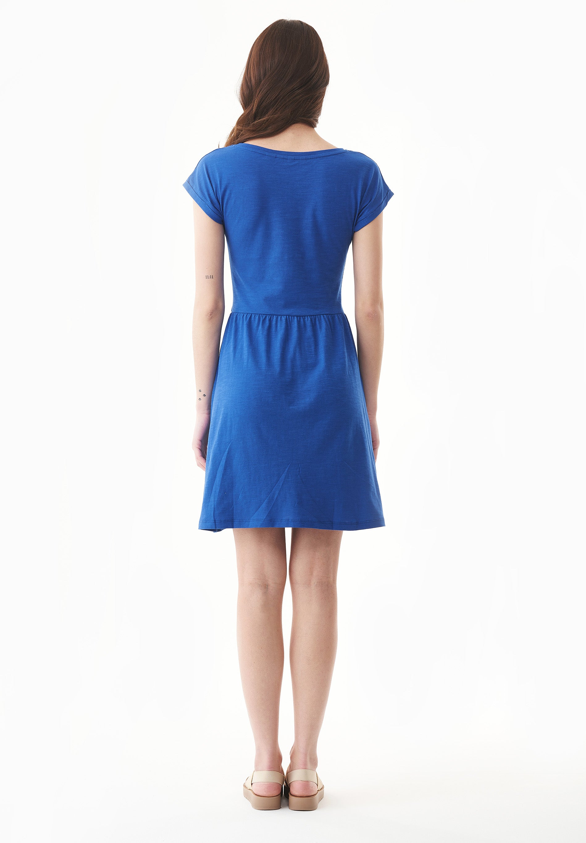 Slub-Jersey-Kleid aus Bio-Baumwolle