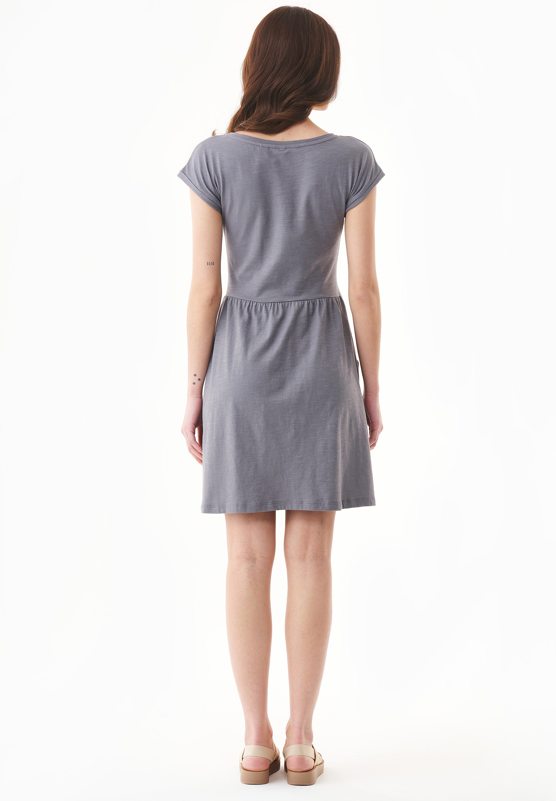 Slub-Jersey-Kleid aus Bio-Baumwolle