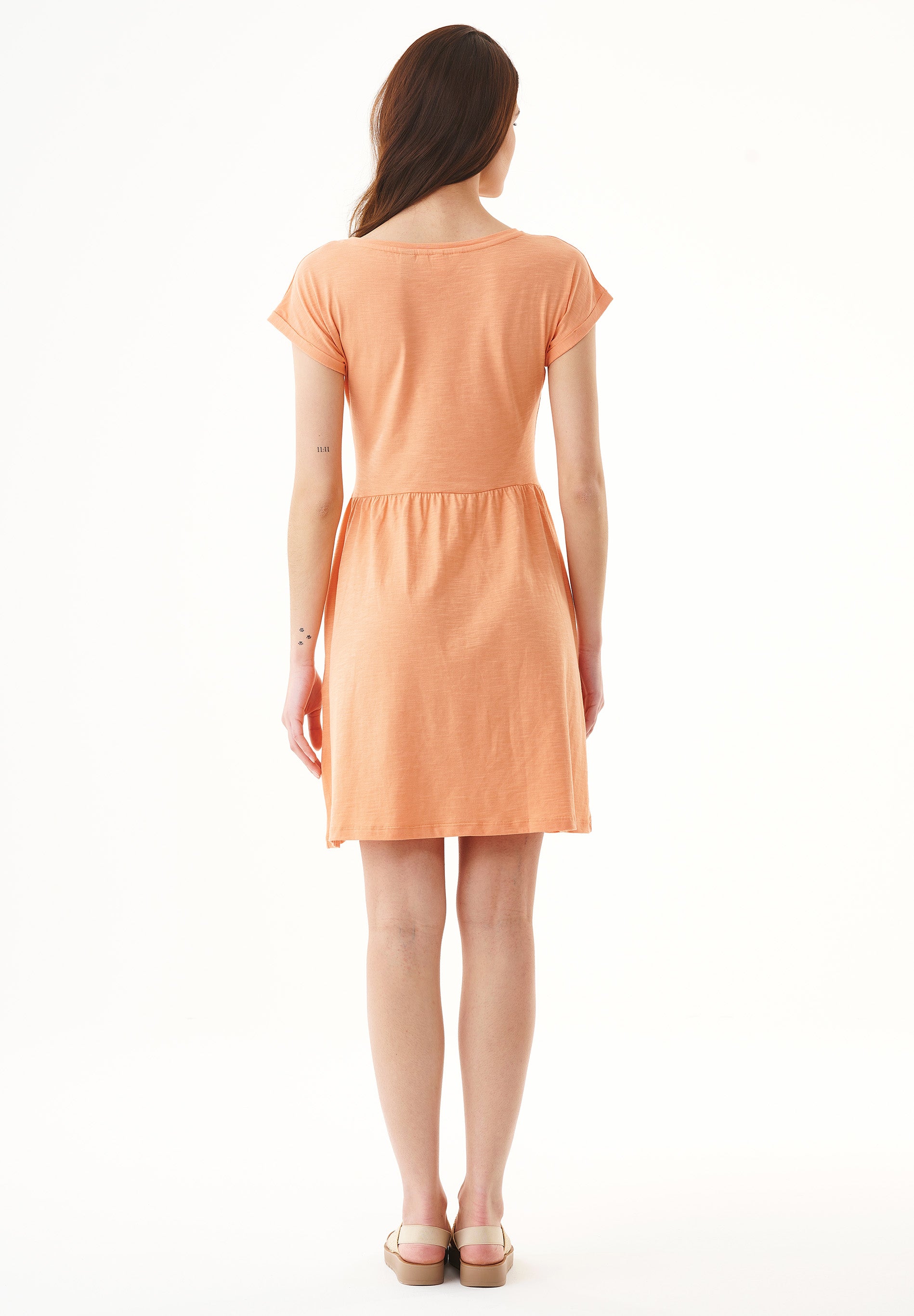 Slub-Jersey-Kleid aus Bio-Baumwolle