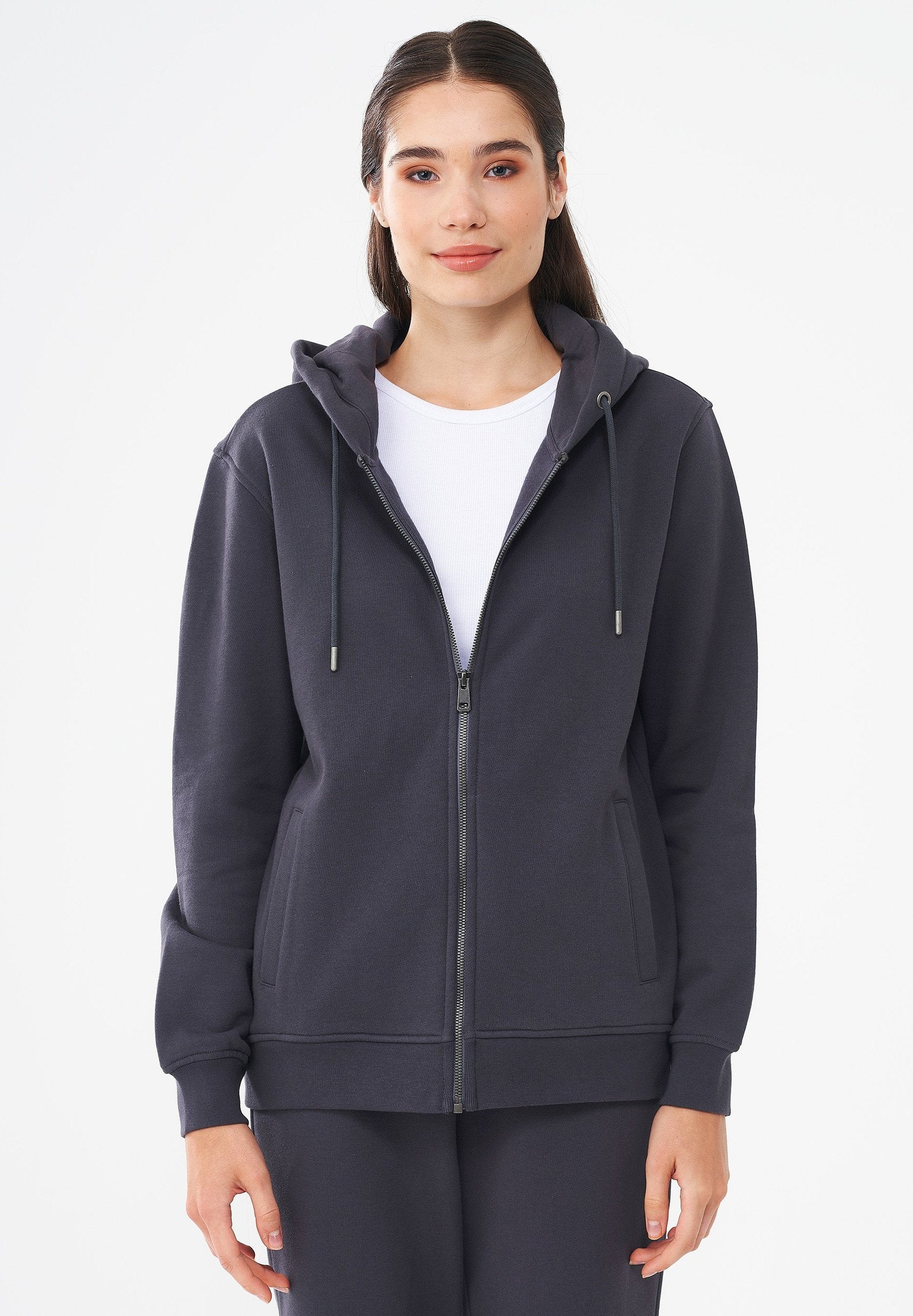 Sweatjacke aus Bio-Baumwolle