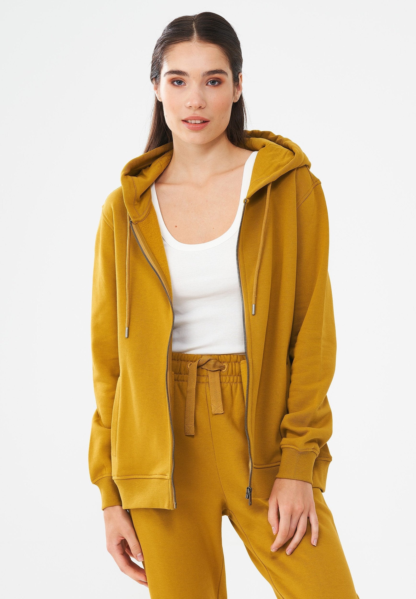 Sweatjacke aus Bio-Baumwolle