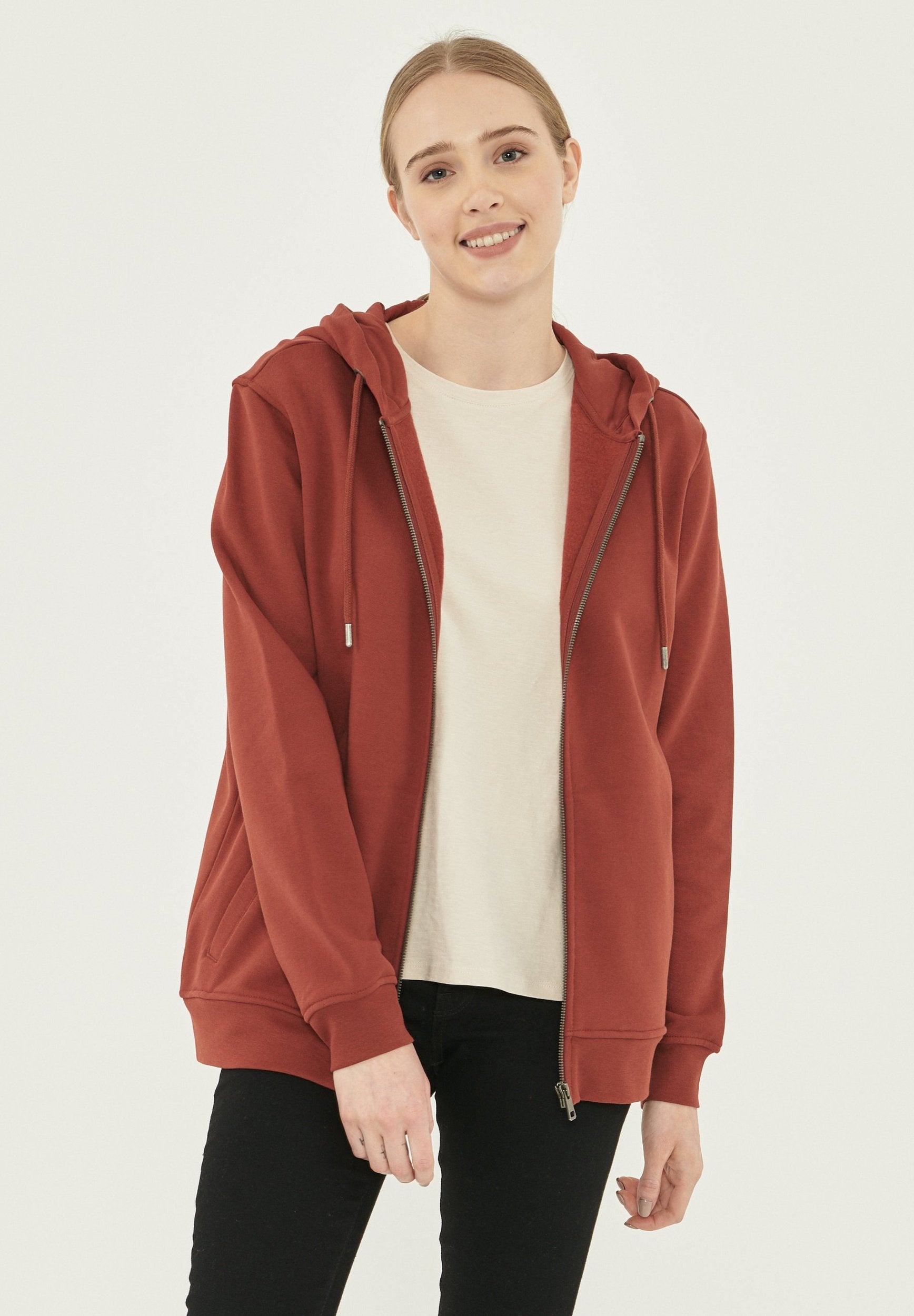 Sweatjacke aus Bio-Baumwolle