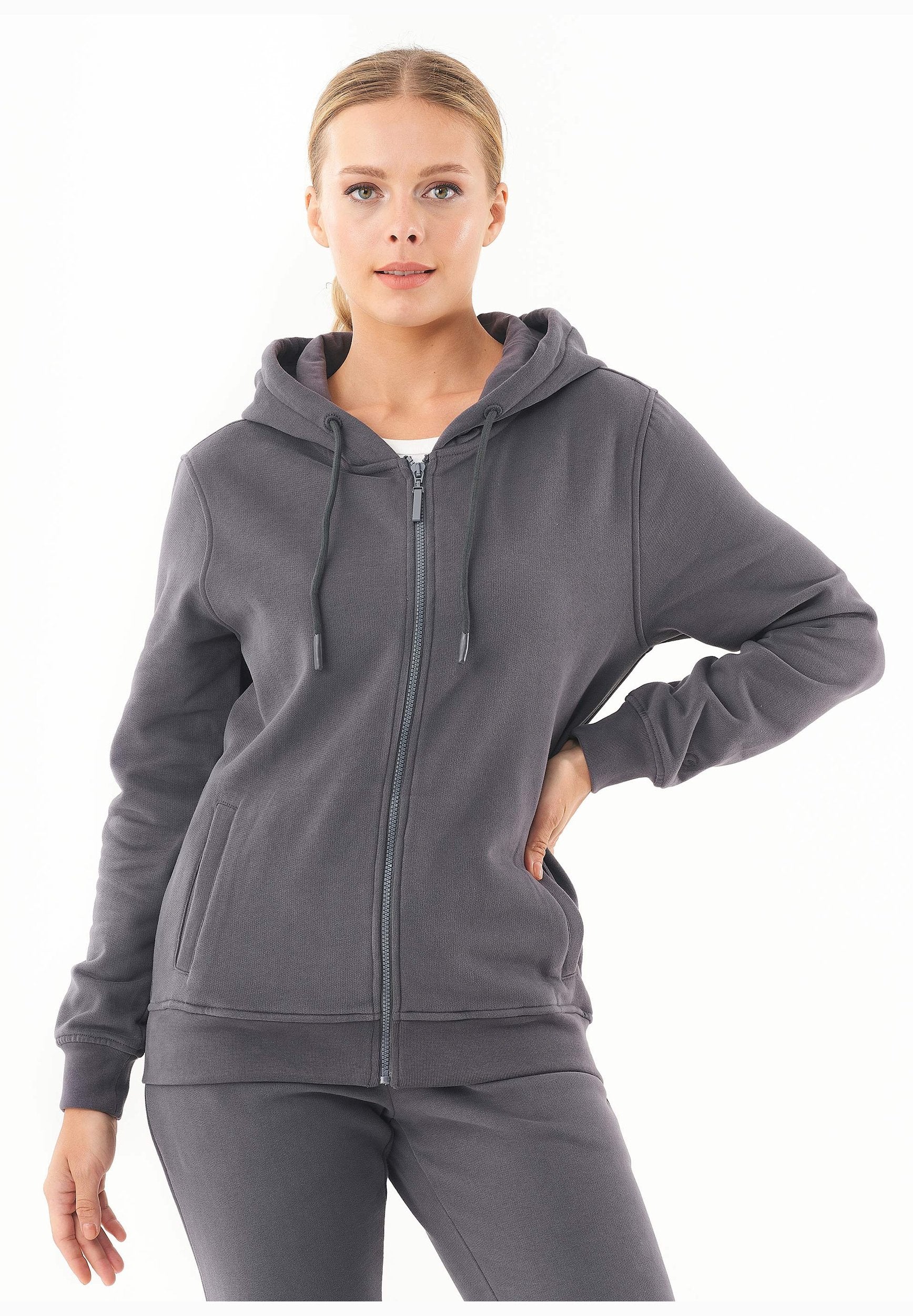 Soft Touch Zip-Hoodie aus Bio-Baumwolle