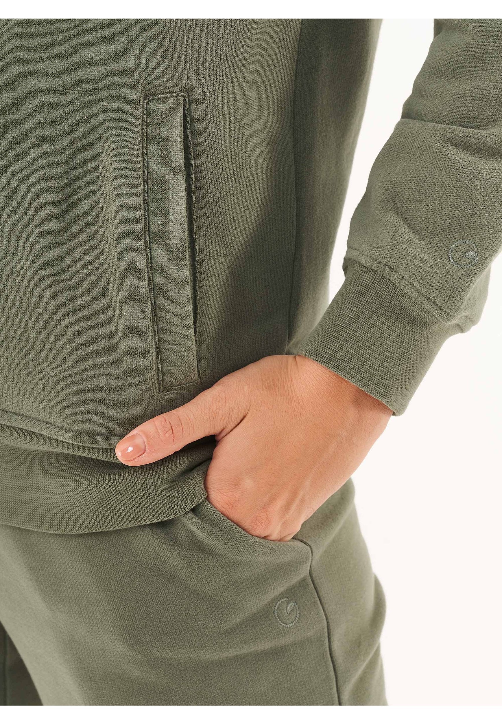 Soft Touch Zip-Hoodie aus Bio-Baumwolle