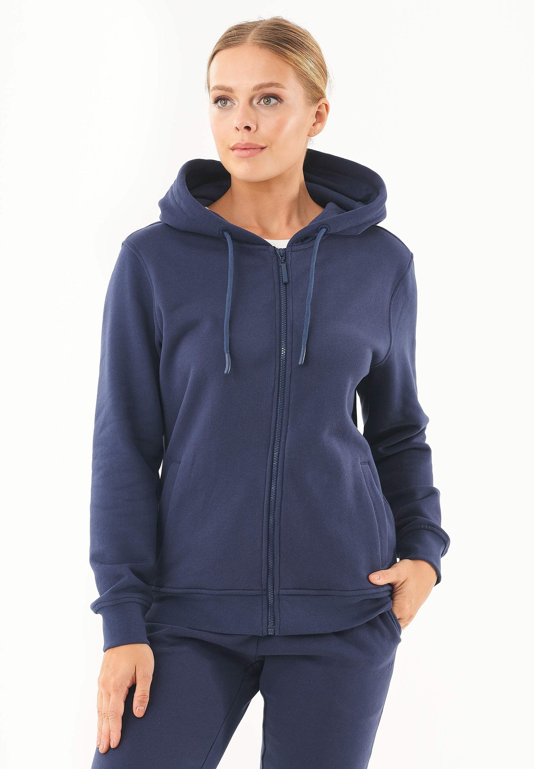 Soft Touch Zip-Hoodie aus Bio-Baumwolle