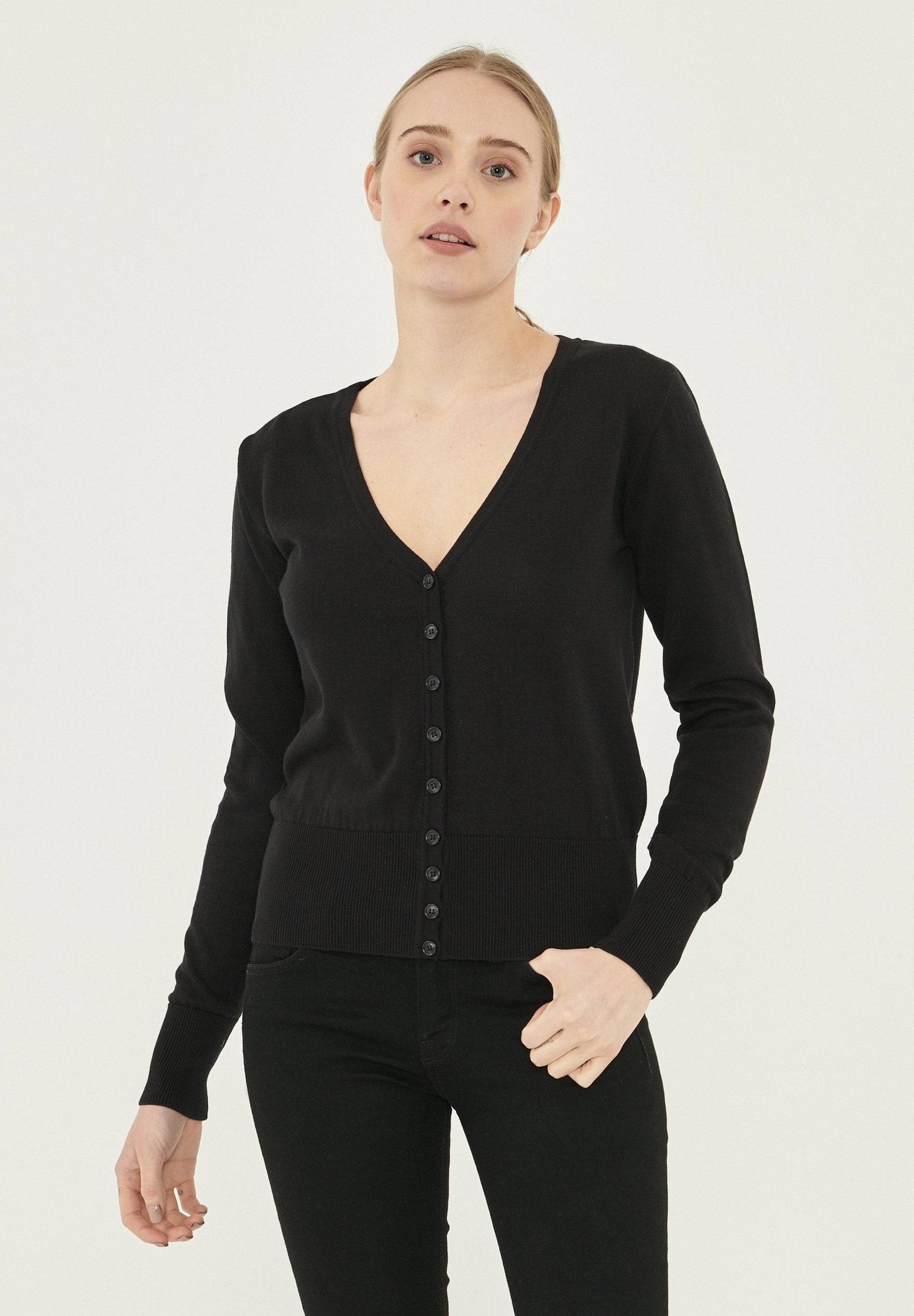 Cardigan aus Bio-Baumwolle