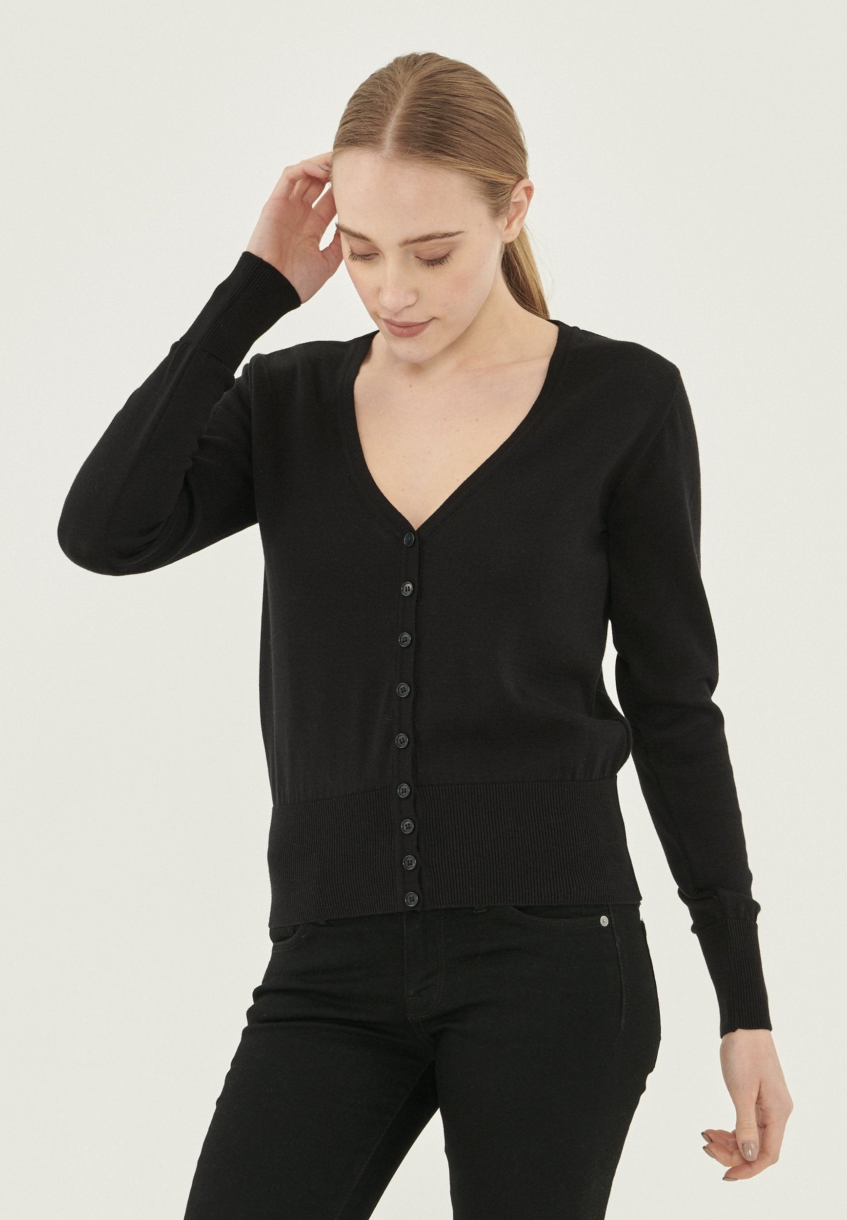 Cardigan aus Bio-Baumwolle