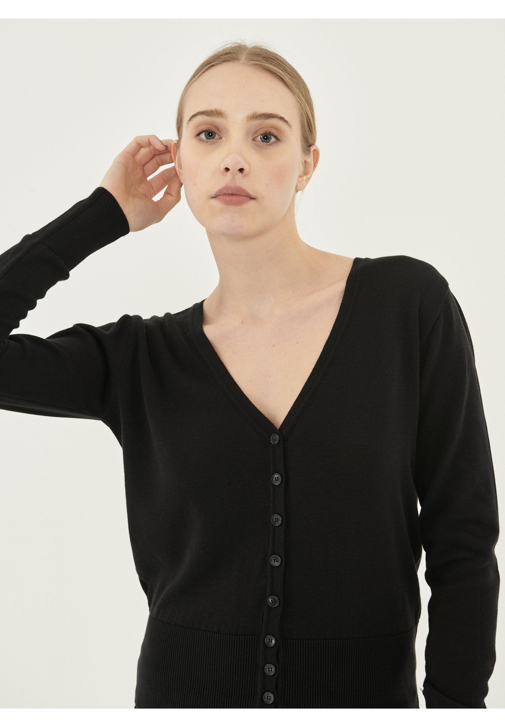 Cardigan aus Bio-Baumwolle