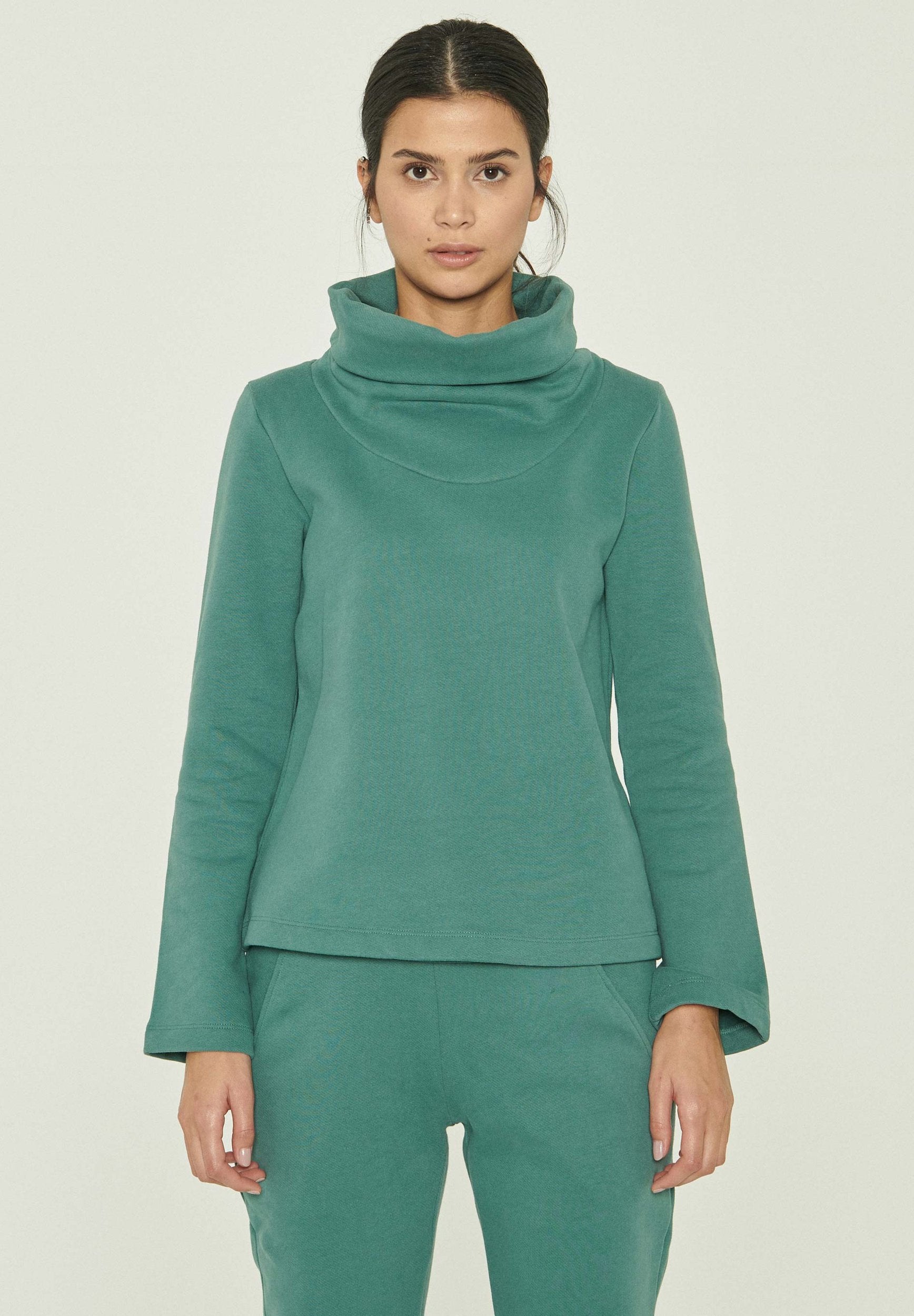 Rollkragenpullover aus Bio-Baumwolle